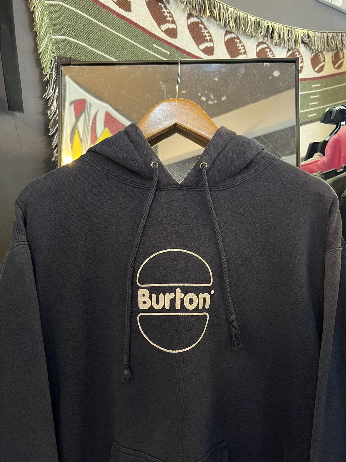Burton × Vintage Vintage Burton Snowboard Brand Burger Hoodie Size US M / EU 48-50 / 2 - 3 Thumbnail