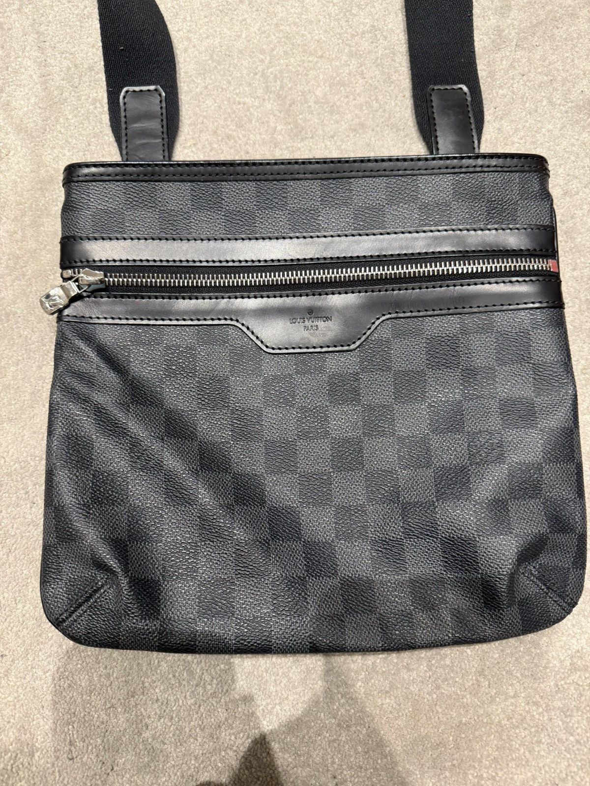 Louis Vuitton Louis Vuitton Thomas Shoulder Bag Black Canvas Size ONE SIZE - 1 Thumbnail