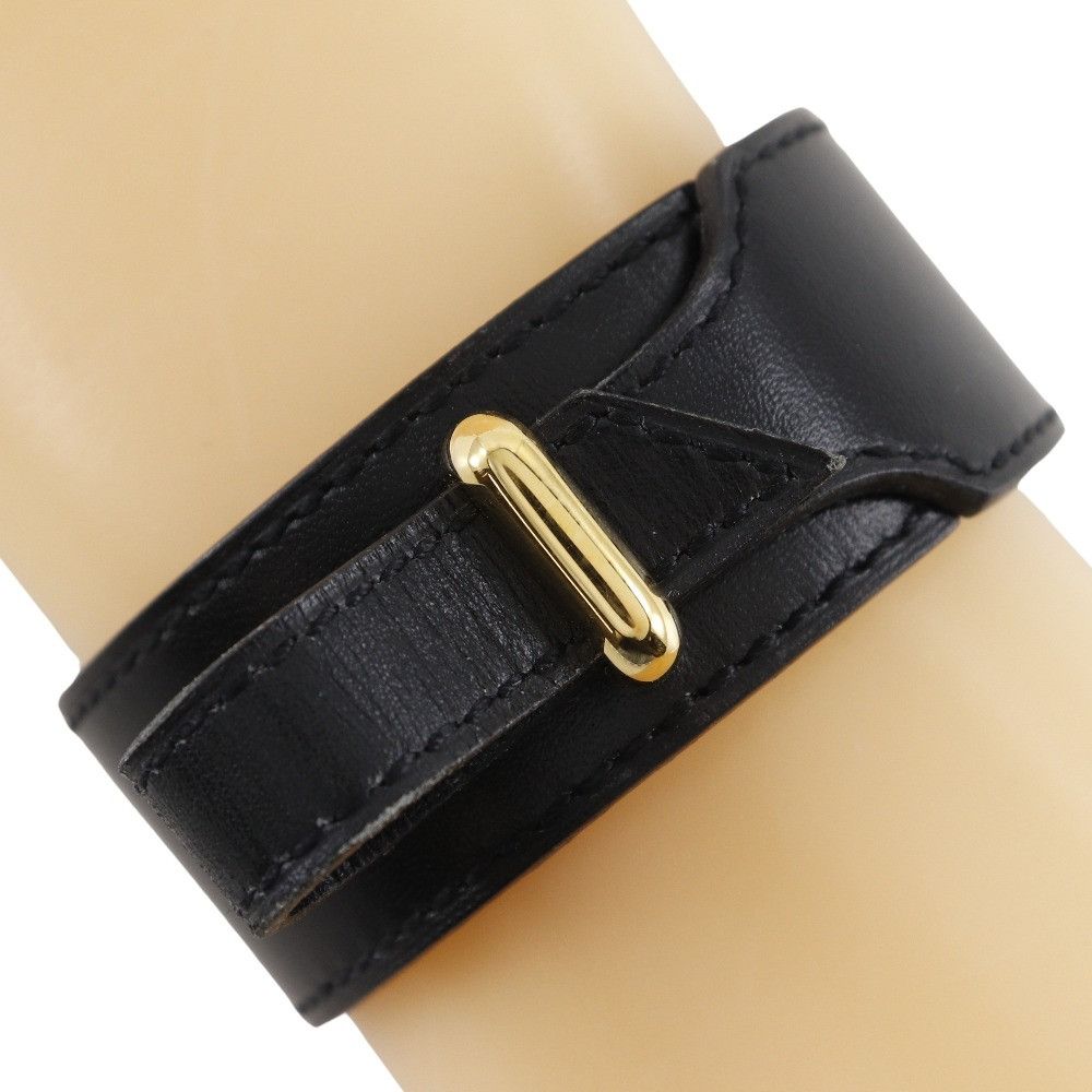 Hermes Hermes Box Calf Bracelet Leather Bracelet DUTY FREE for USA