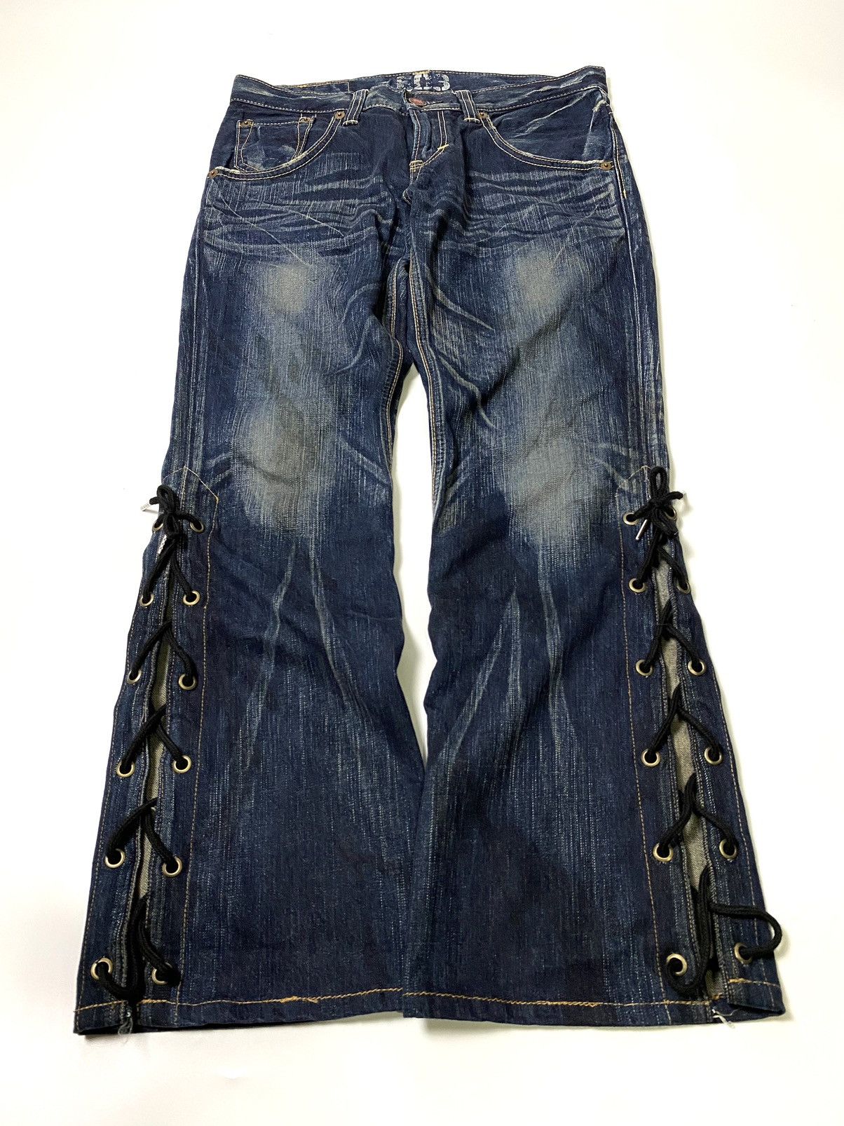 Edwin × If Six Was Nine × Japanese Brand Edwin flared laces up pant lgb style inspired Size US 33 - 2 Thumbnail