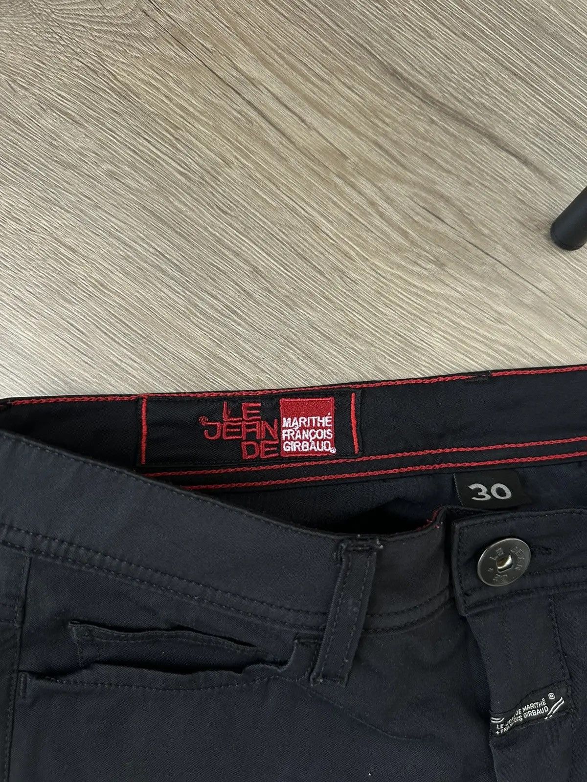 Marithe + Francois Girbaud Vintage Marithe Francois Girbaud Black Women Straight Pants Size US 30 / EU 46 - 6 Thumbnail