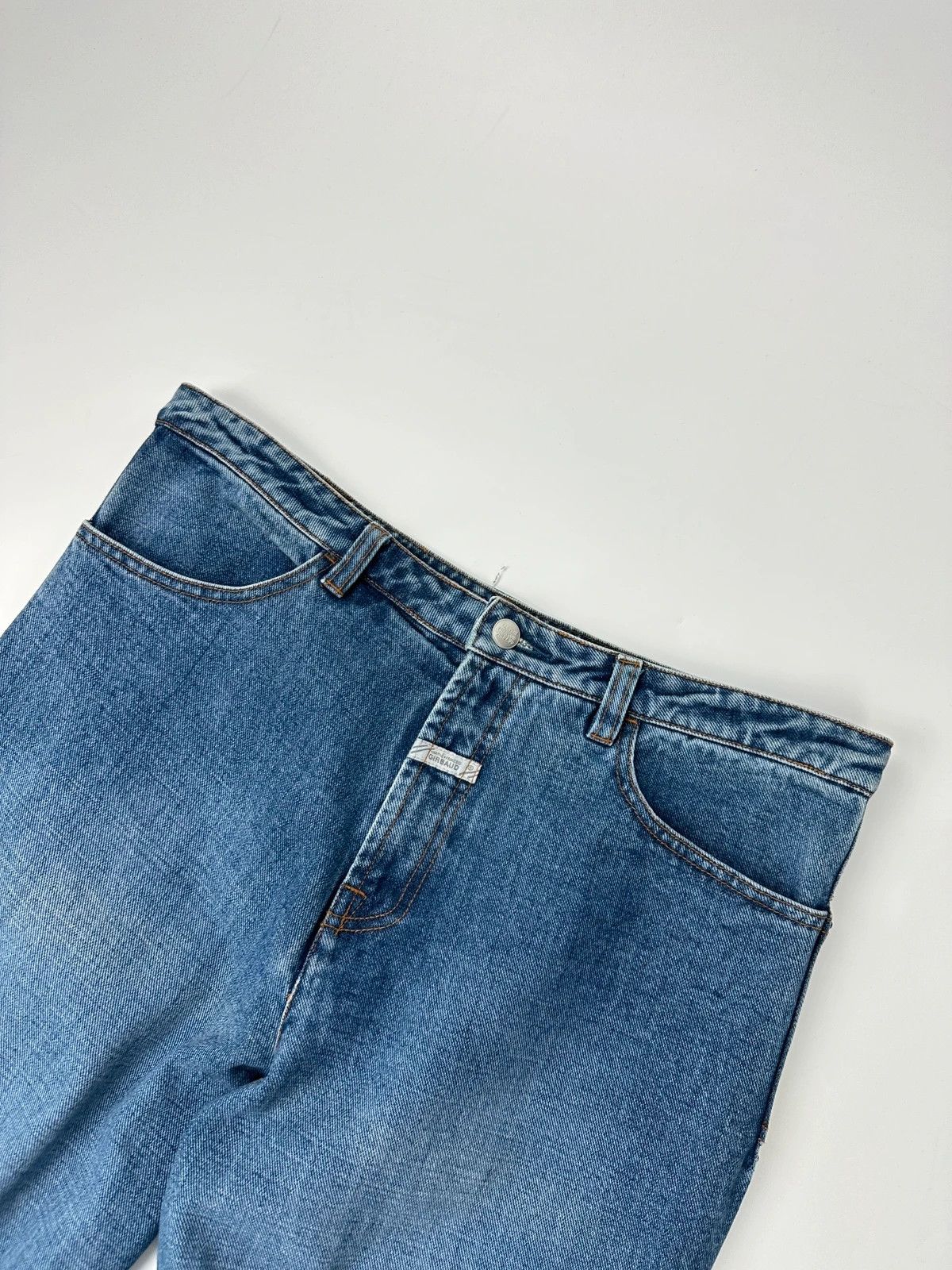 Marithe + Francois Girbaud Marithé + François Girbaud 90’s Twisted Flared Denim Pants Size US 28 / EU 44 - 2 Thumbnail