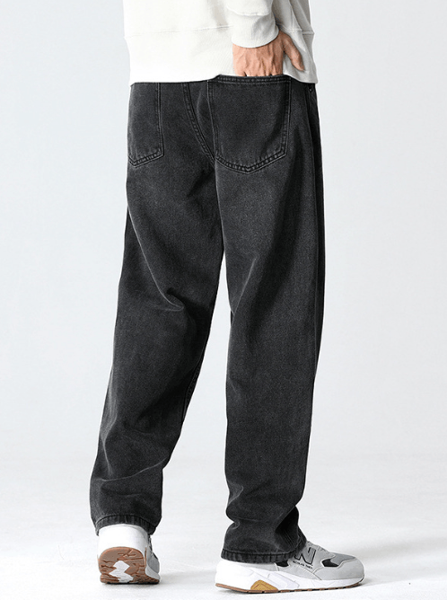 Japanese Brand × Jean Loose washed men's distressed wide-leg jeans y2k Size US 32 / EU 48 - 3 Thumbnail