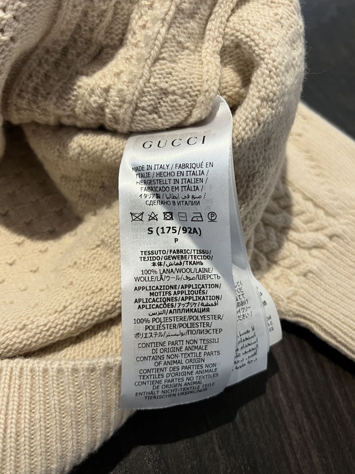 Gucci Gucci Love Parade Cable and Pointelle-Knit Wool Cardigan Size US S / EU 44-46 / 1 - 7 Thumbnail
