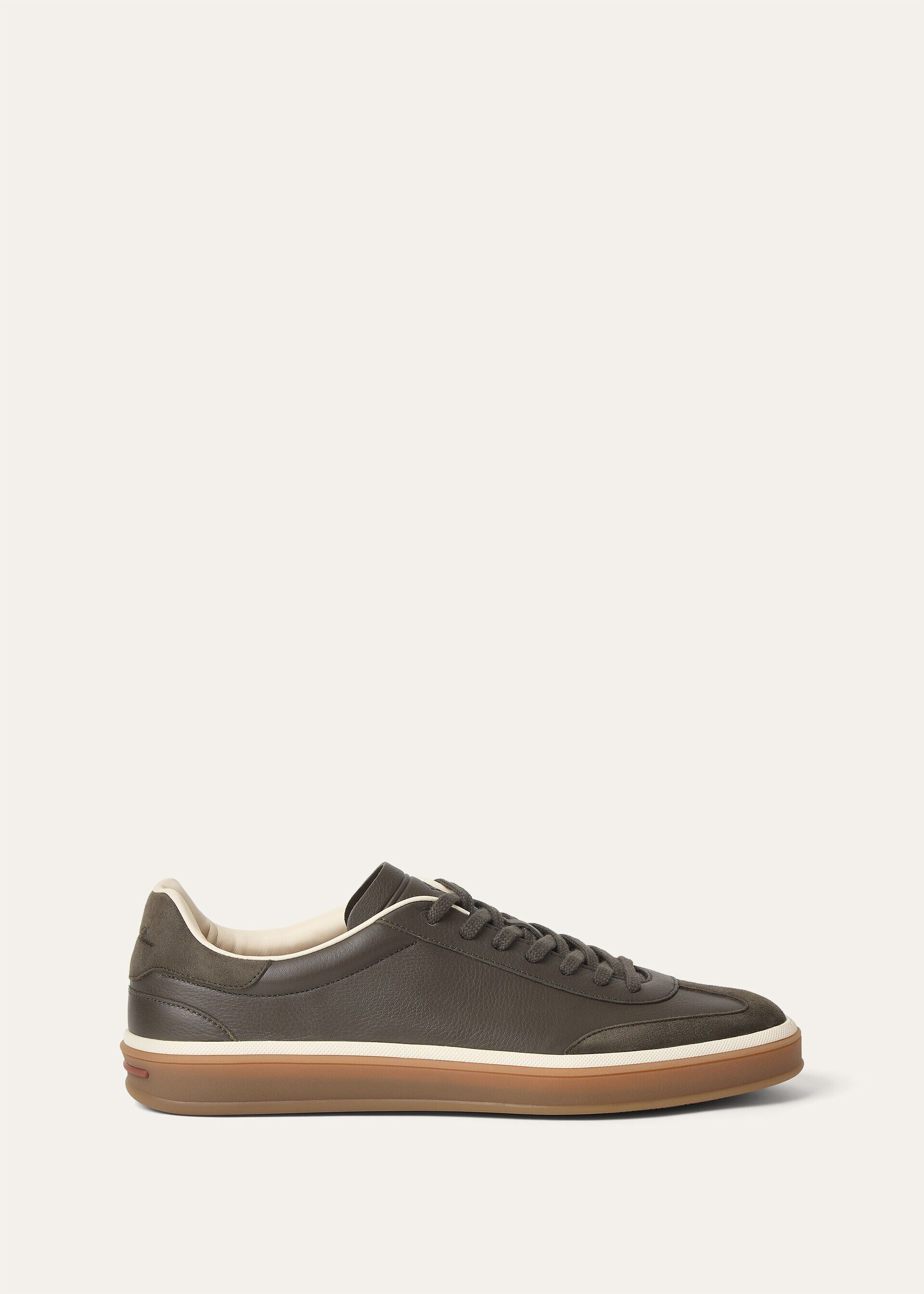 Loro Piana os11x0226 FSM0107 Tennis Walk Low-Top Sneakers Old England Size US 7 / EU 40 - 1 Thumbnail