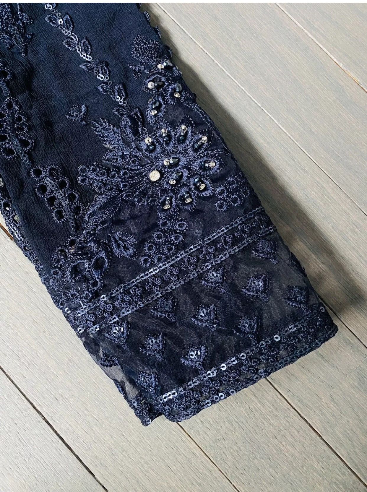 Other Pakistani Tawakkal NWT Anarkali Gown 4pc Dress Size L / US 10 / IT 46 - 8 Thumbnail