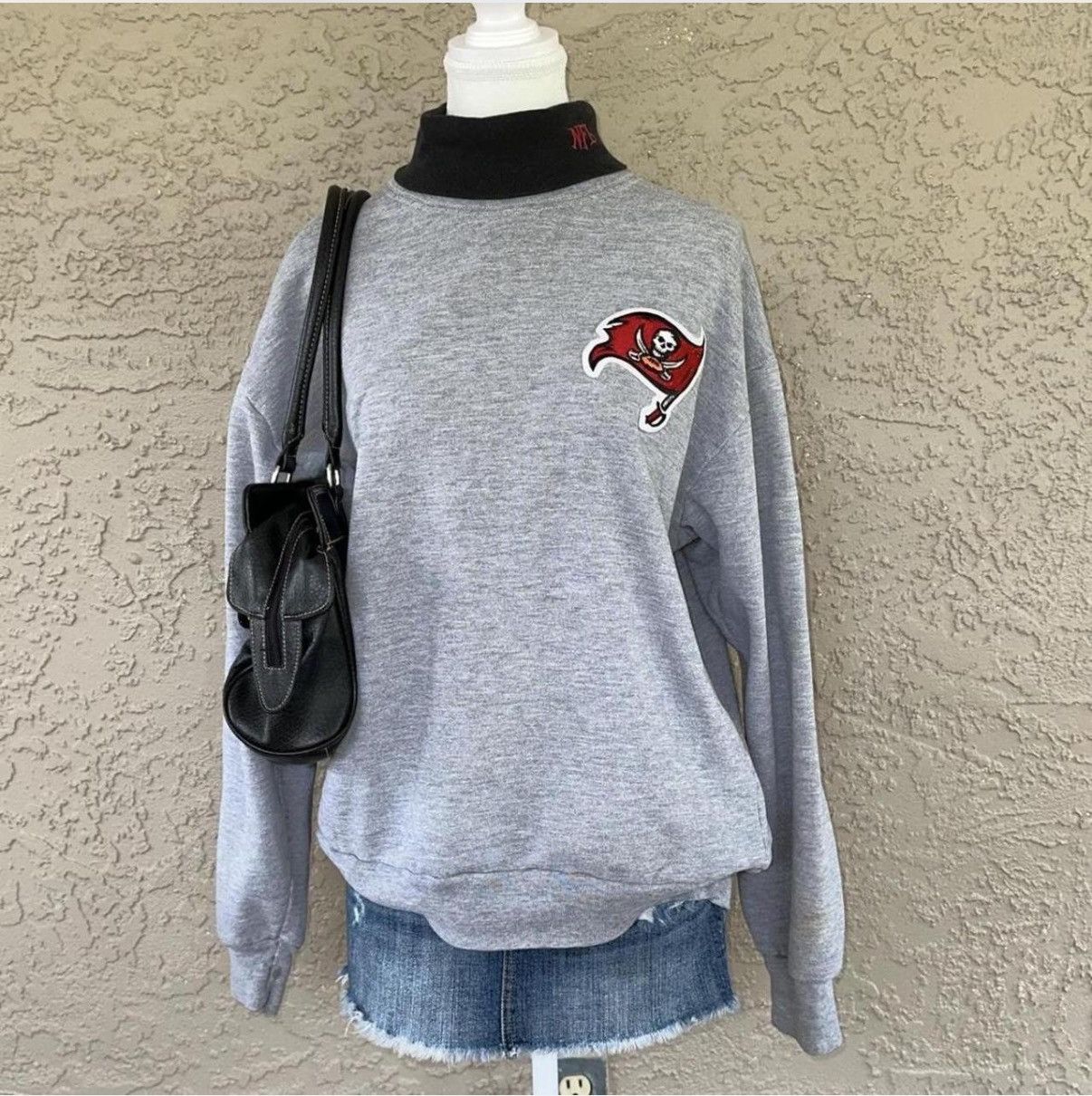 Vintage 2001 Bucs sweater with built in turtleneck