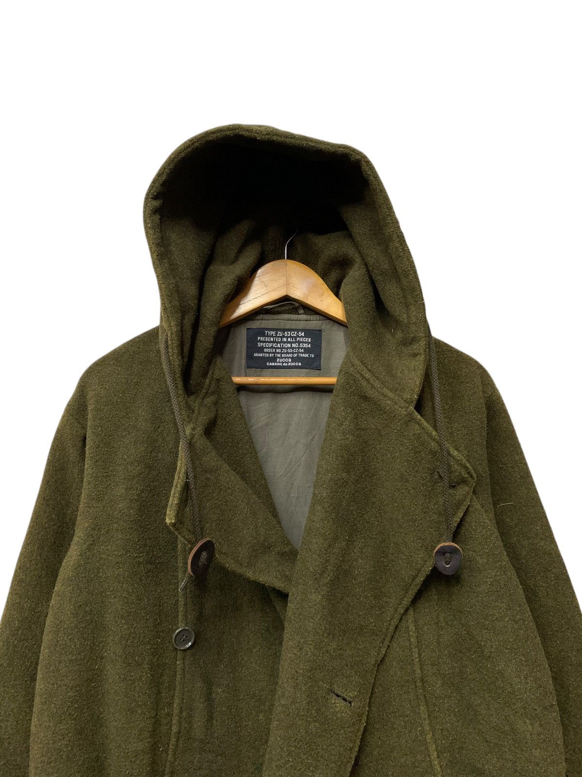 CABANE de ZUCCa 🔥CABANE de ZUCCA WOOL HOODIE JACKETS Size US M / EU 48-50 / 2 - 4 Thumbnail