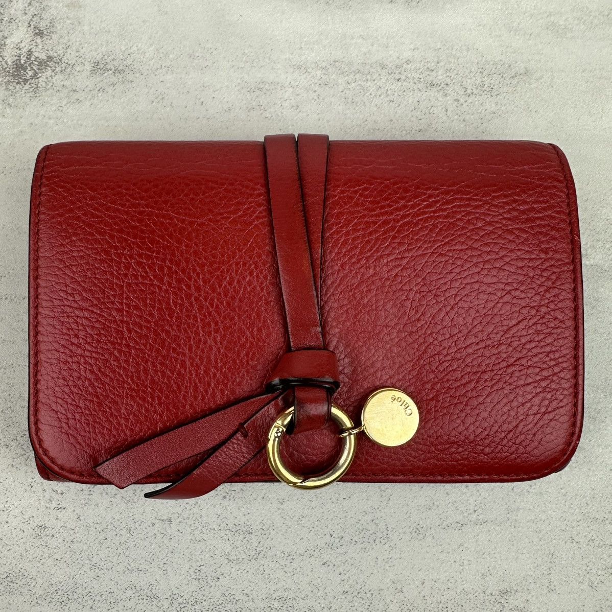 Chloe Chloe Calfskin Alphabet Compact Wallet Size ONE SIZE - 1 Thumbnail