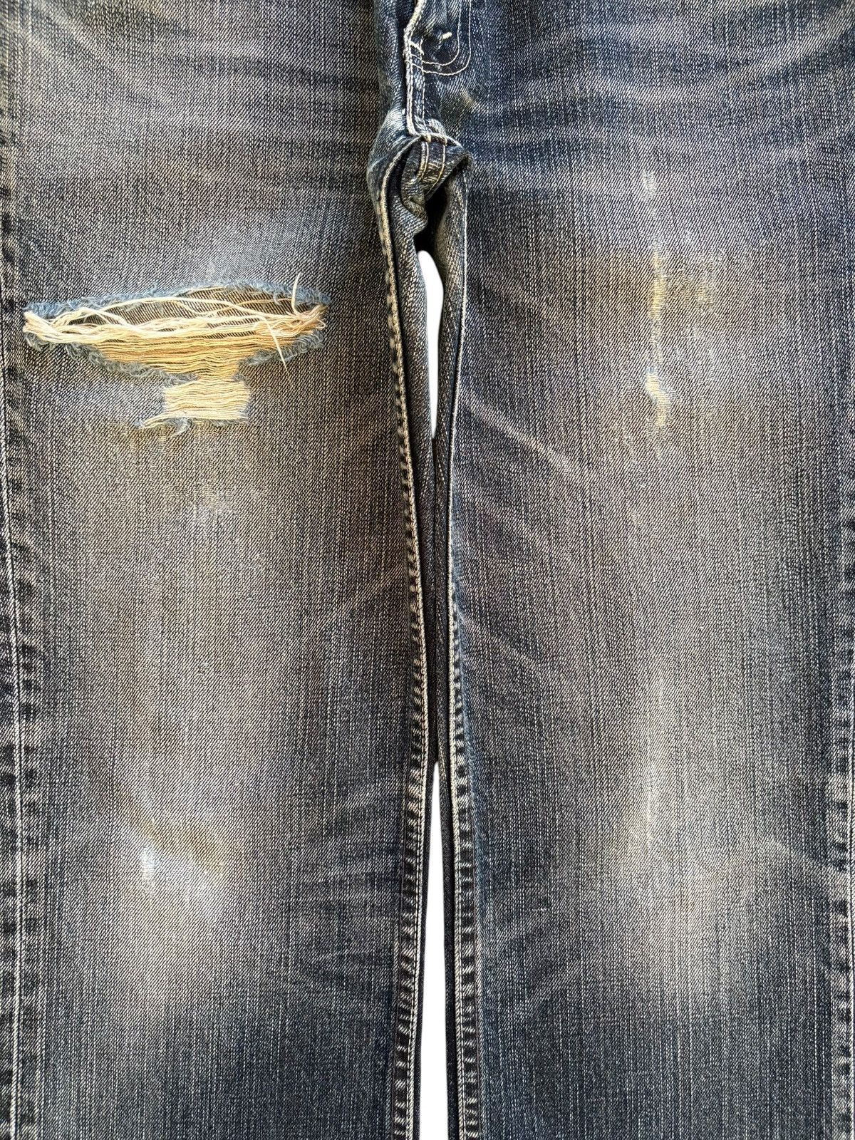 Levi's Vintage 90s Levis 507 Faded Wash Ripped Loose Baggy Jeans Size US 30 / EU 46 - 5 Thumbnail