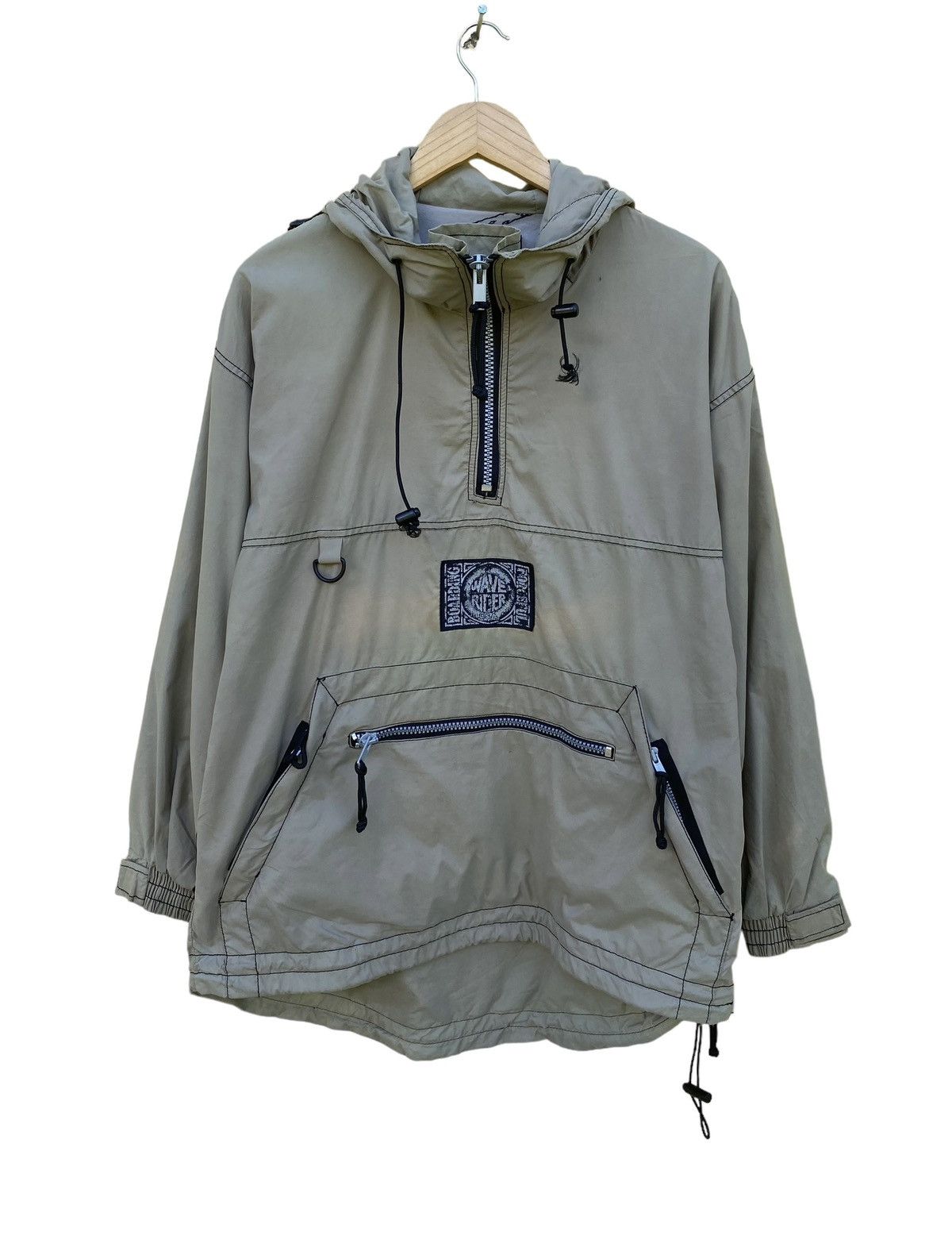 Vintage Vintage wave rider boarding hoodie half zip jacket Size US M / EU 48-50 / 2 - 1 Thumbnail