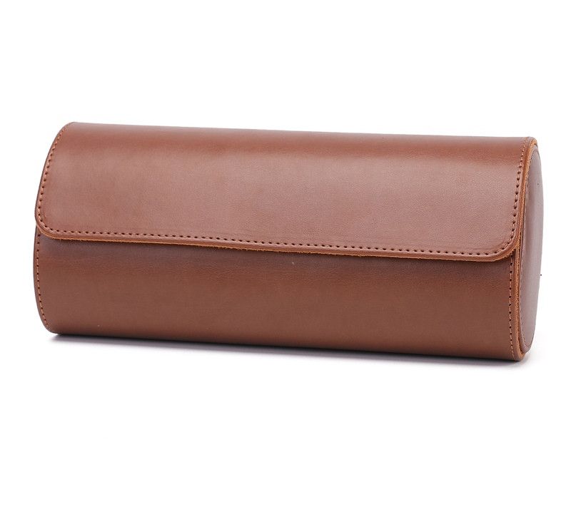Japanese Brand × Leather 3 Slot Watch Roll Travel Case Size ONE SIZE - 1 Thumbnail