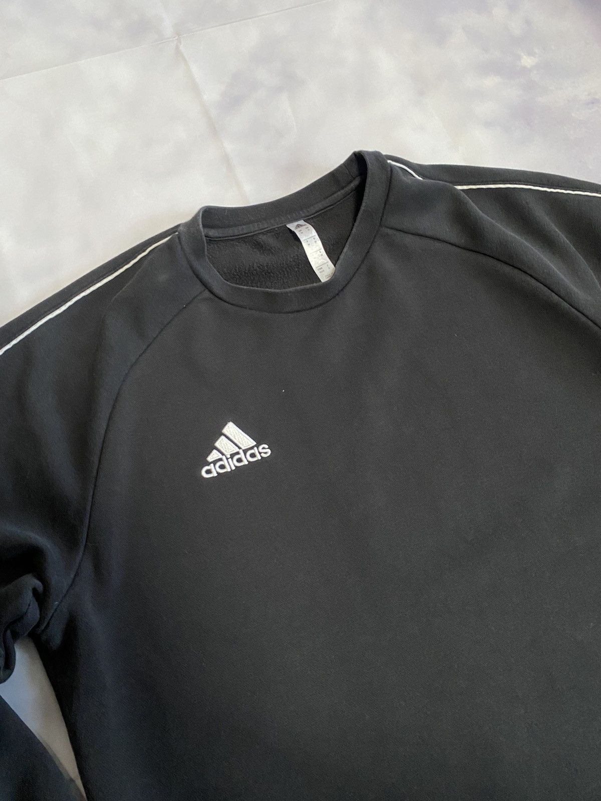 Adidas × Vintage Vintage Adidas Core 18 Fleece Sweatshirt Black Size US M / EU 48-50 / 2 - 6 Thumbnail