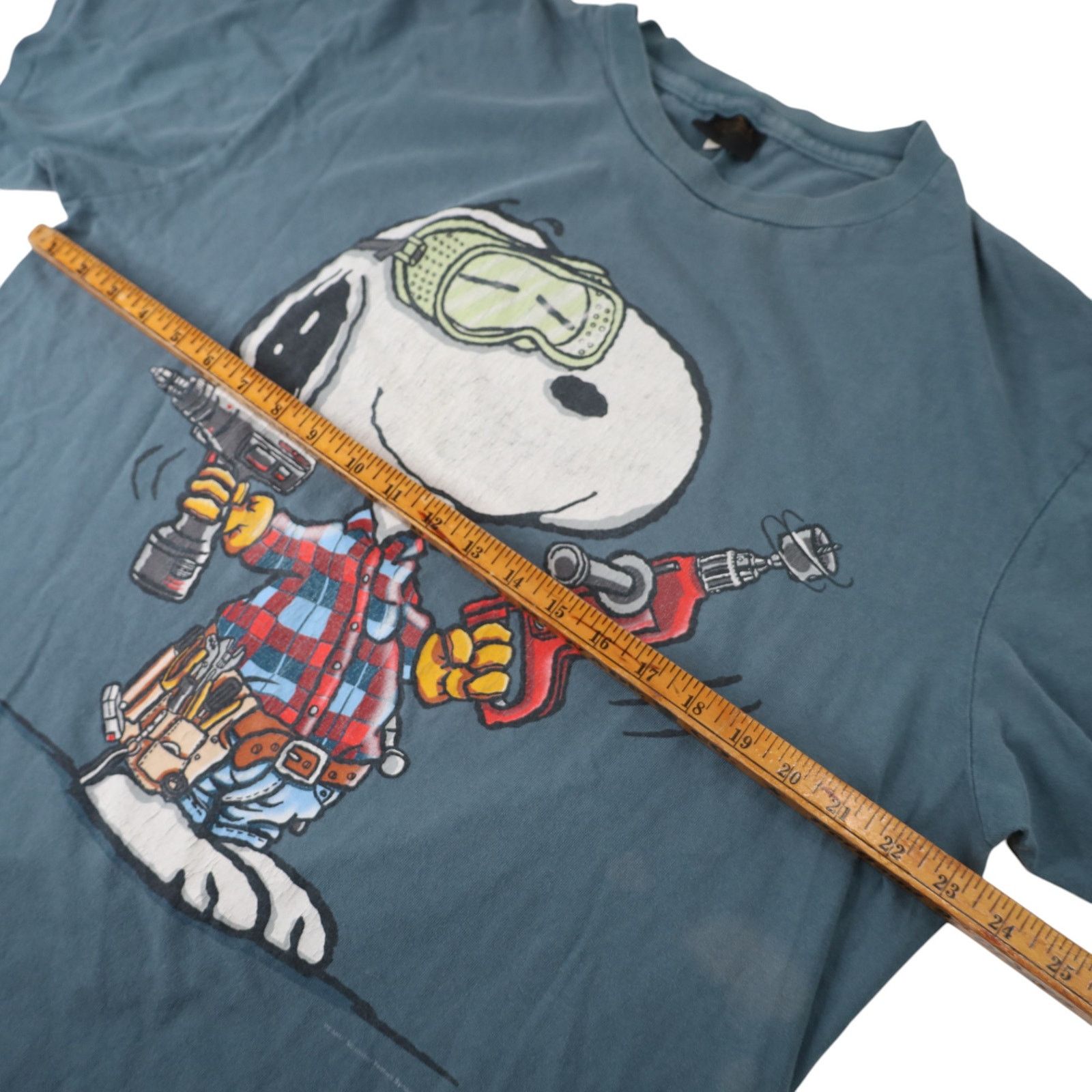 Peanuts × Vintage VTG Peanuts Snoopy "Real Dogs Don't Need Instructions" T Size US XL / EU 56 / 4 - 10 Thumbnail