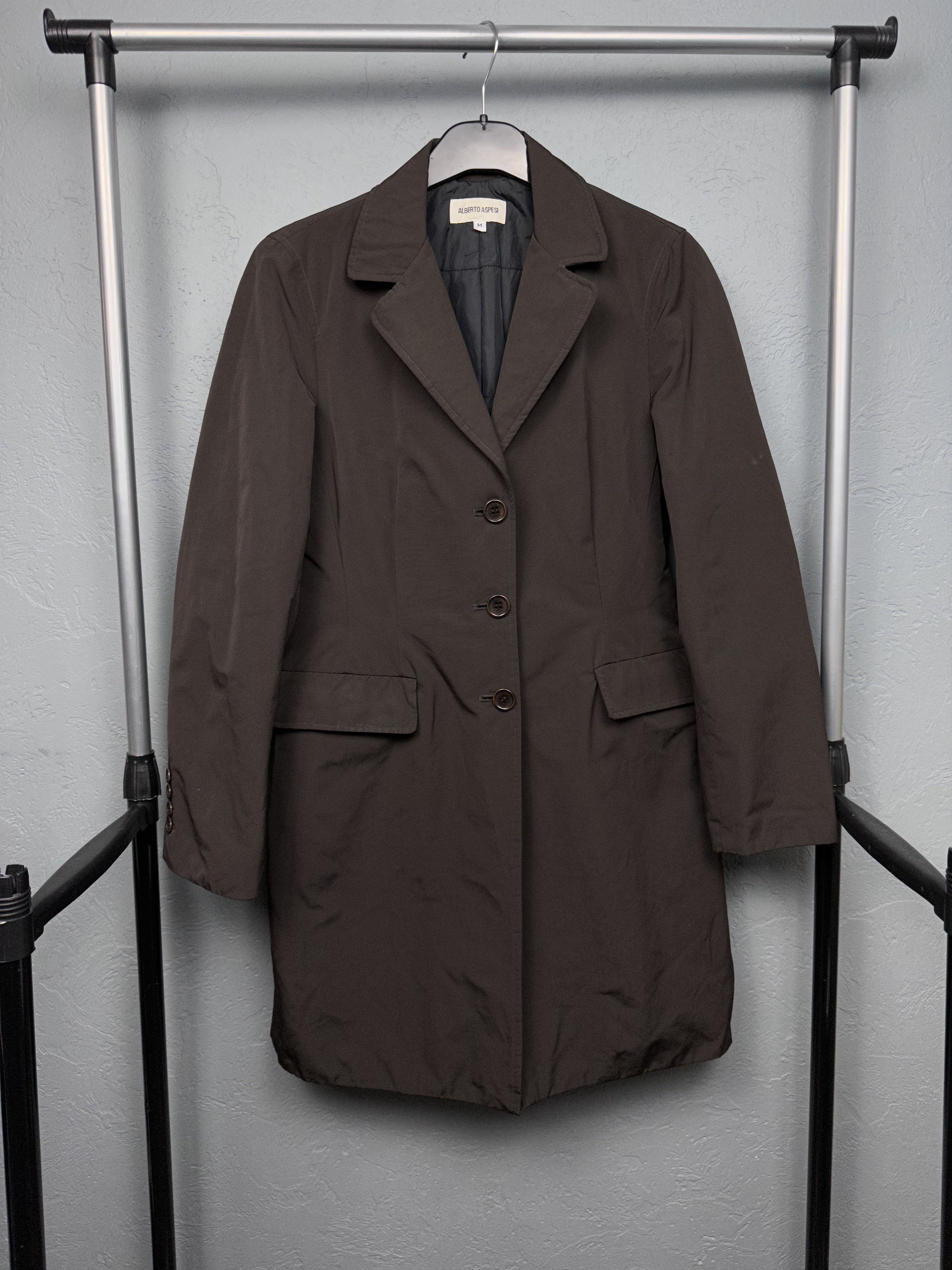 Aspesi Alberto Aspesi Womens Vintage Insulated Trench Coat Jacket Size M / US 6-8 / IT 42-44 - 1 Thumbnail