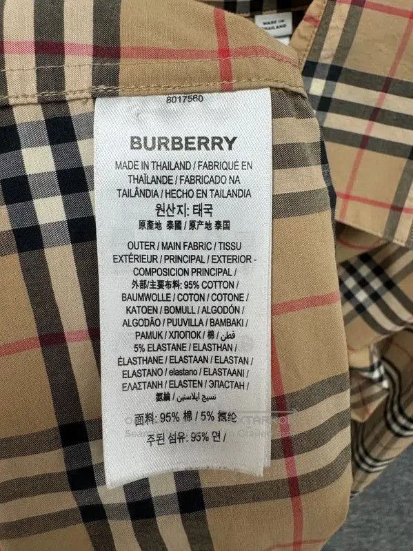 Burberry Burberry Men’s Long Sleeve Check Shirt. Size US L / EU 52-54 / 3 - 4 Thumbnail