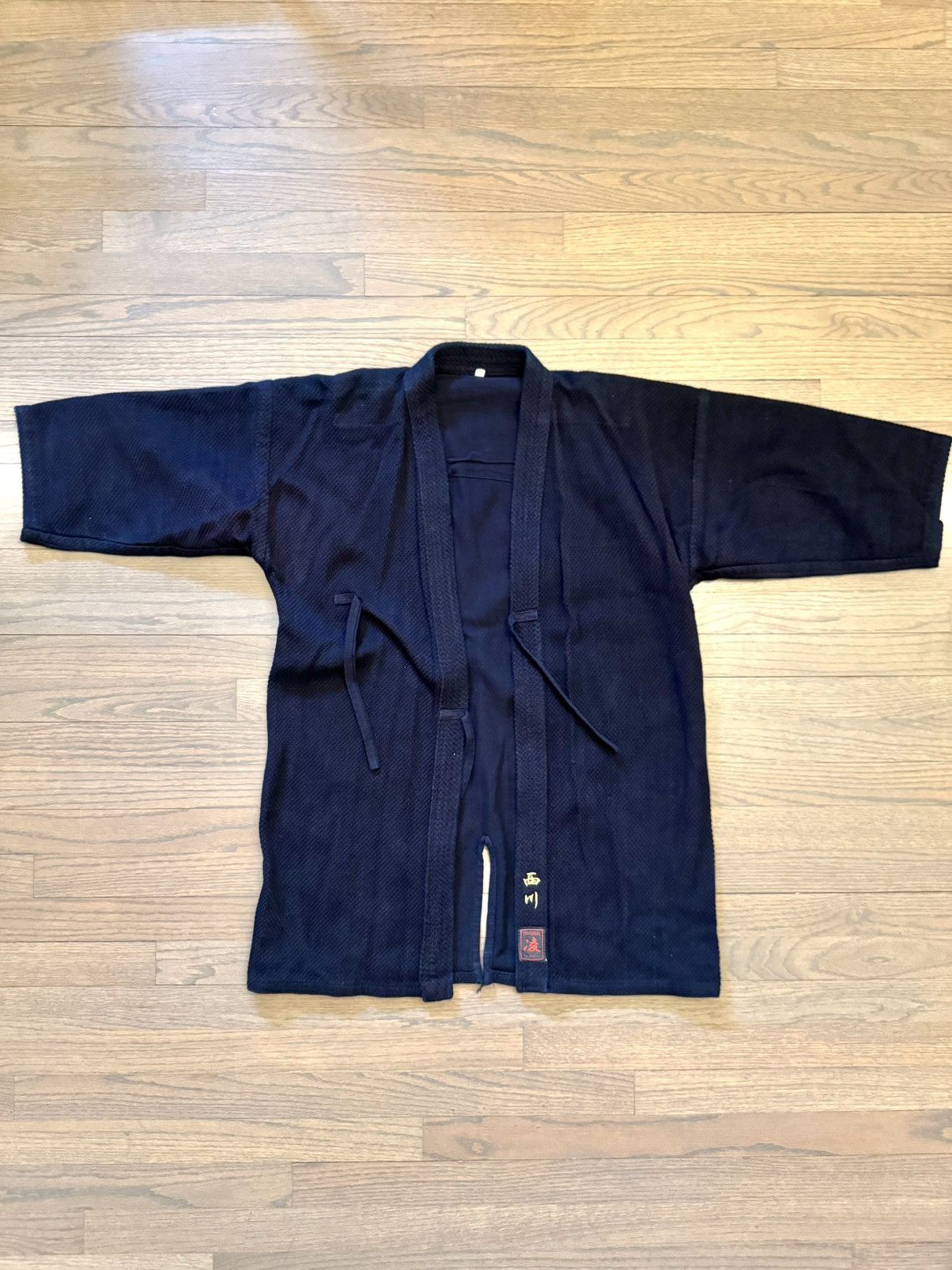 Japanese Brand Vintage Original RYO Japanese Indigo Sashiko Kendo Jacket Size US L / EU 52-54 / 3 - 2 Thumbnail