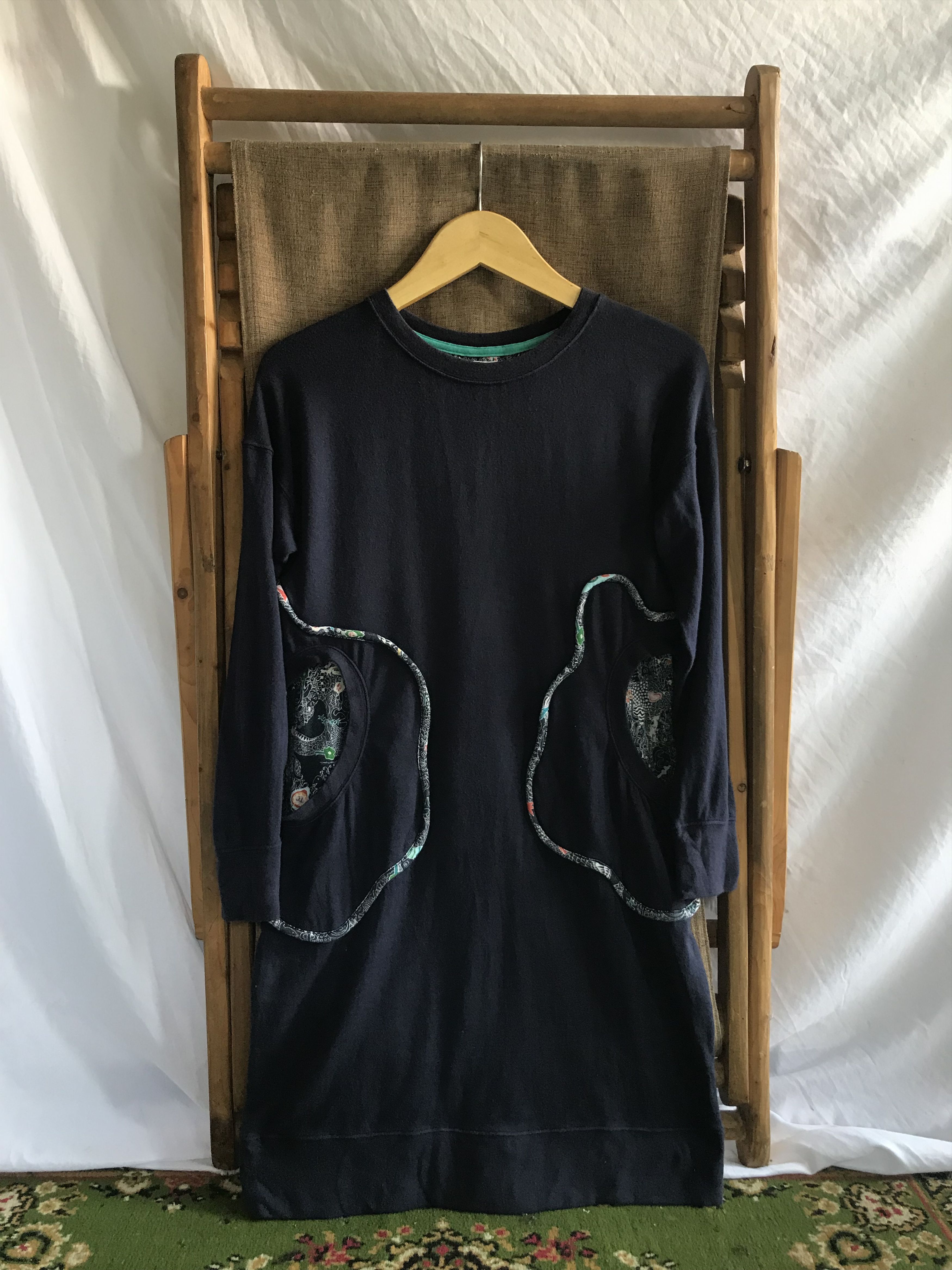 Tsumori Chisato Tsumori Chisato - Long Sweater Dress Flowers Pocket Size S / US 4 / IT 40 - 1 Thumbnail