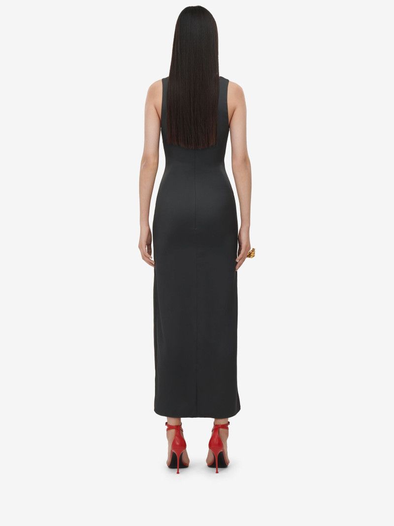 Alexander McQueen o1srvl11e0326 Shadow Rose Pencil Dress in Multicolor Size S / US 4 / IT 40 - 3 Thumbnail