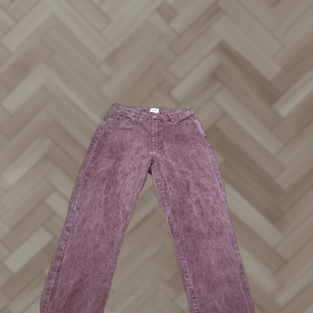 Billabong Billabong Corduroy Pants Womens 29 Red Faded Mum Fit Timeless Classic Chino Pockets Mango? Size 29" - 1 Thumbnail