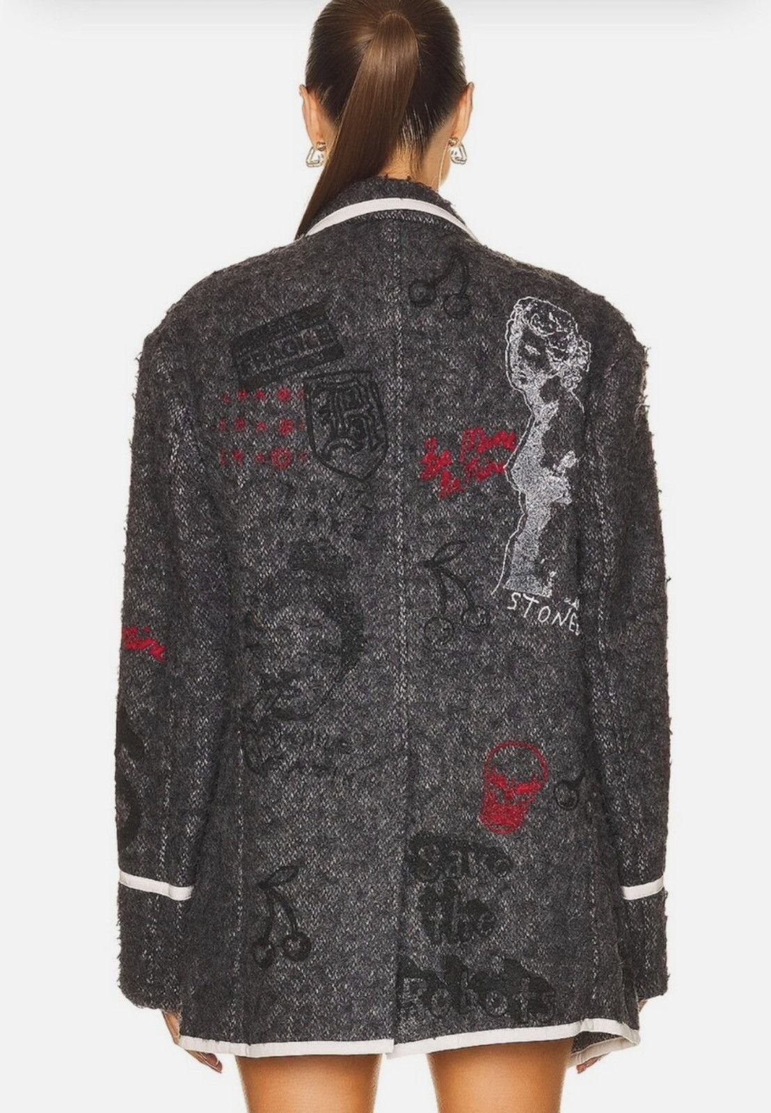 R13 R13 Wool Oversized Blazer – Size XS (Oversized / Unisex) Size 38S - 4 Thumbnail