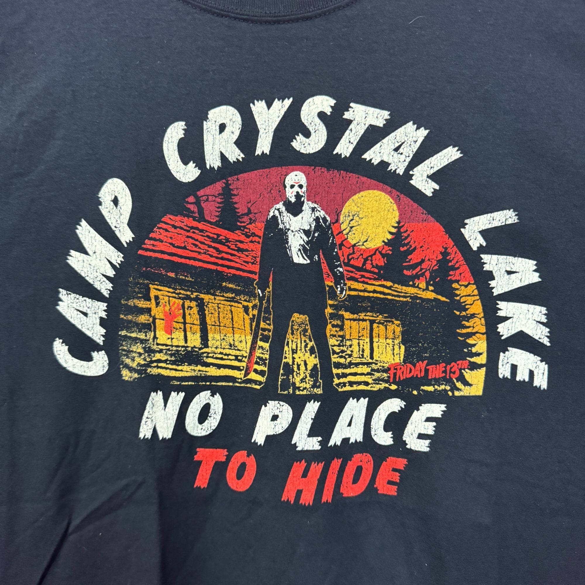 Band Tees Friday the 13th Camp Crystal Lake T-shirt size 2XL. Size US XXL / EU 58 / 5 - 3 Thumbnail