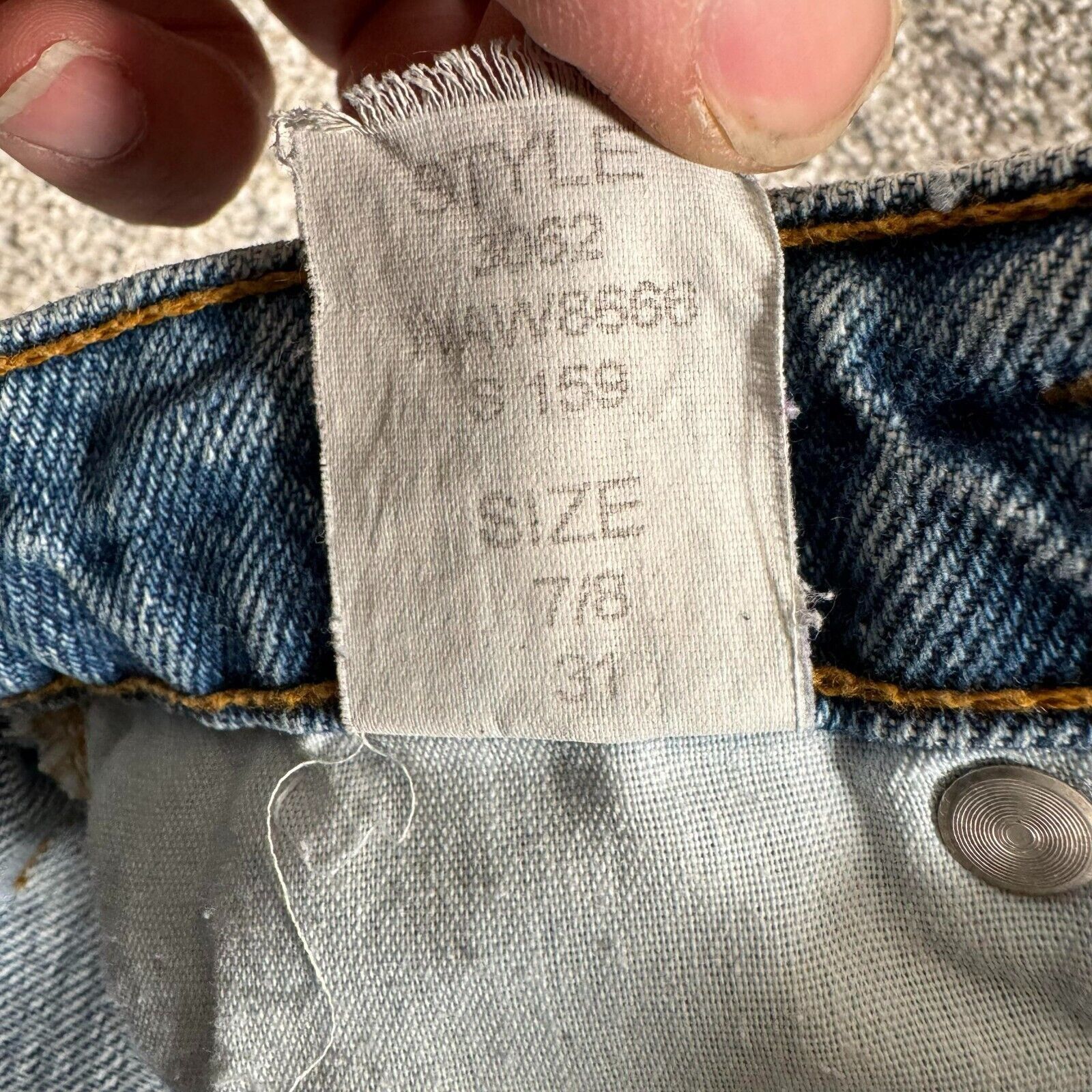 Other Sasson Signature Womens 7/8 High Rise Tapered Jeans Vintage Size 24" / US 00 / IT 34 - 13 Thumbnail