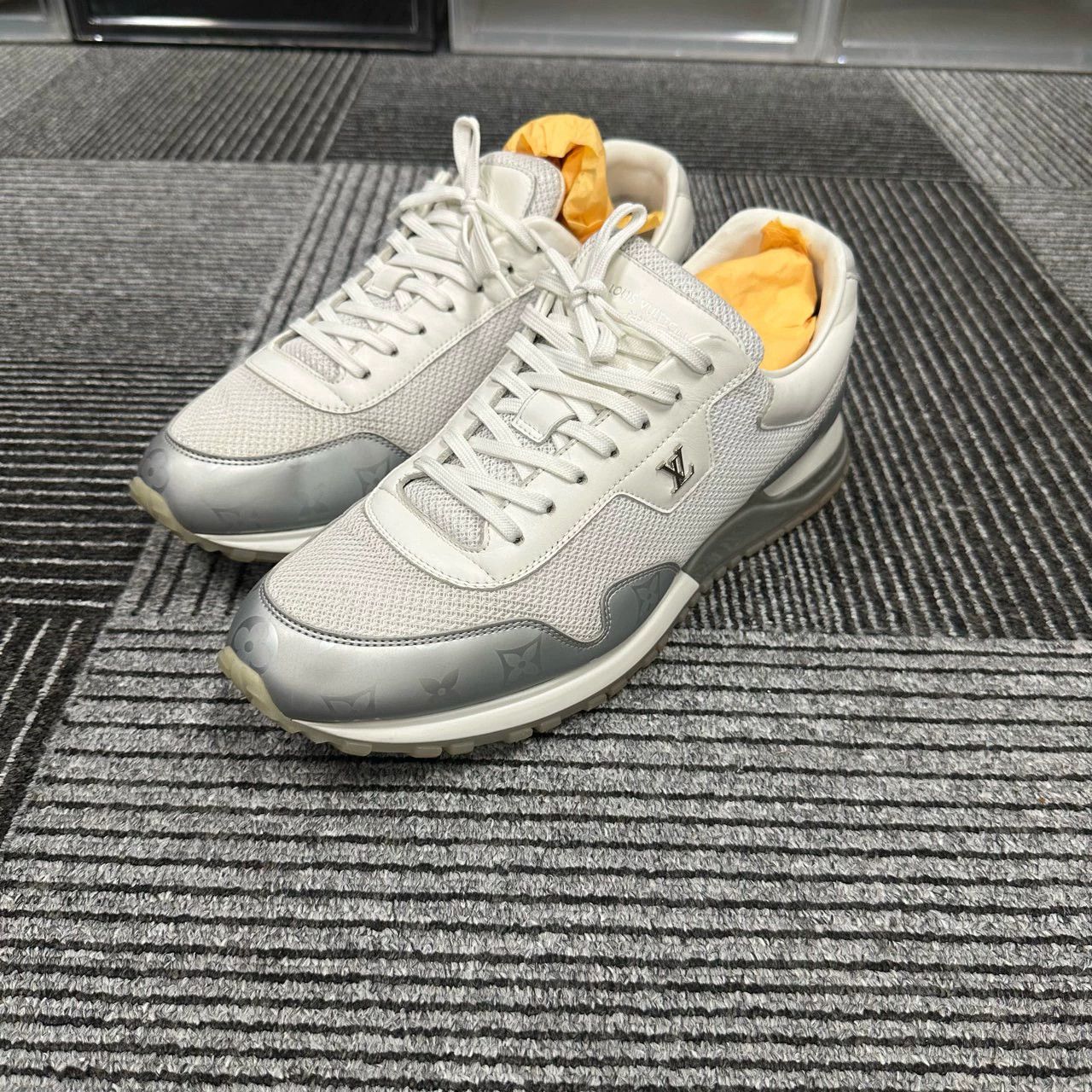 Louis Vuitton LV Run Away Silver Monogram Sneakers 44 Size US 11 / EU 44 - 1 Thumbnail