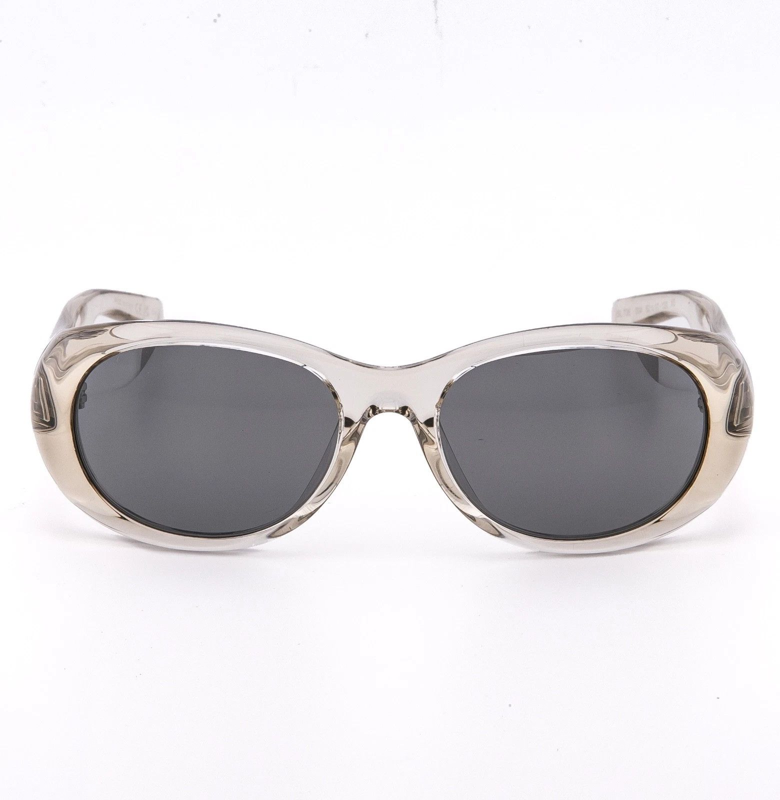 Saint Laurent Paris SAINT LAURENT SHADE SL 736 SL736 Crystal Gray Sunglasses 004 Size ONE SIZE - 5 Thumbnail