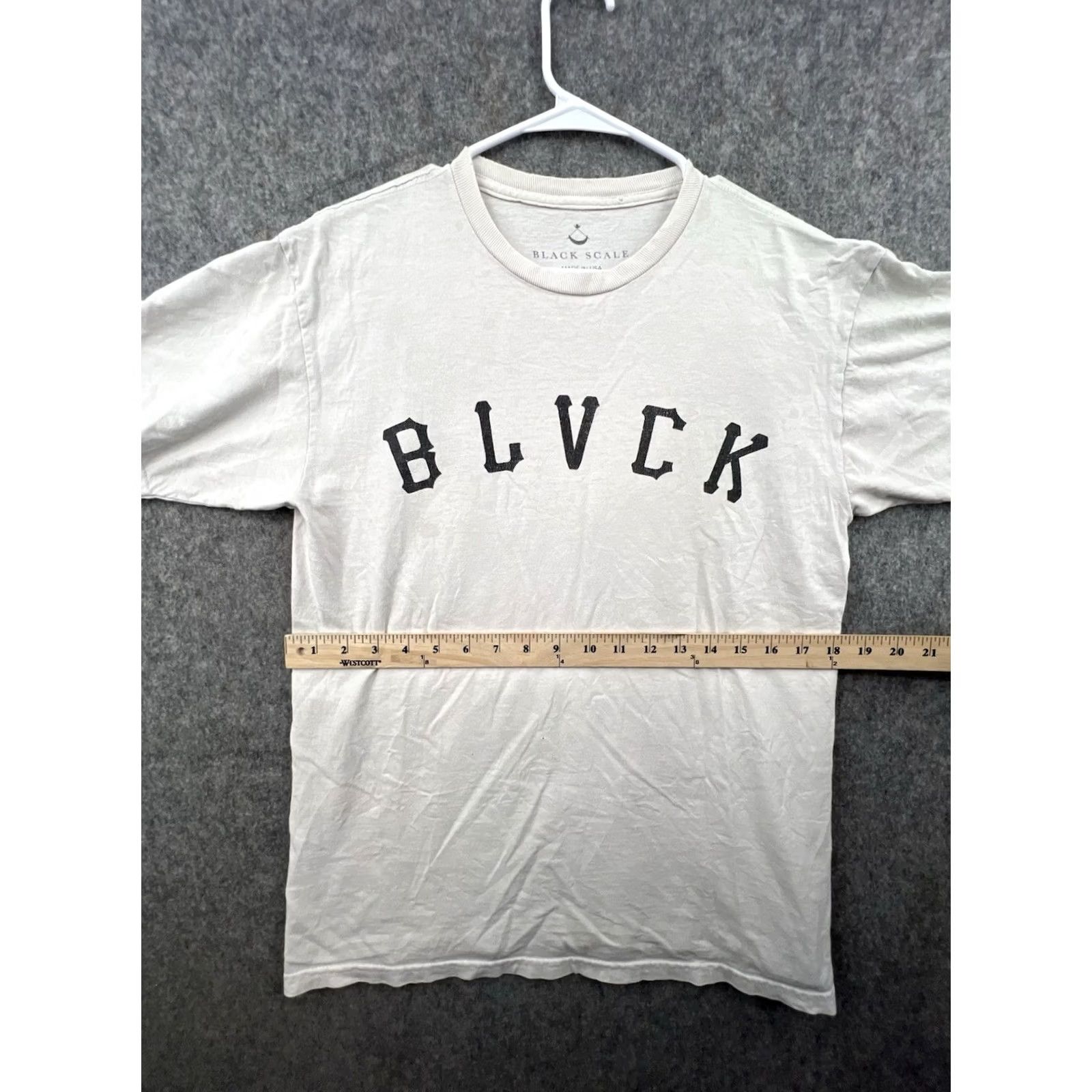 Black Scale Black scale T-Shirt Mens Crew Neck Short Sleeve Size M Color Black White/Black USA 2020s Made in USA BLVCK SCVLE Shirt Men's Medium Size US M / EU 48-50 / 2 - 2 Thumbnail