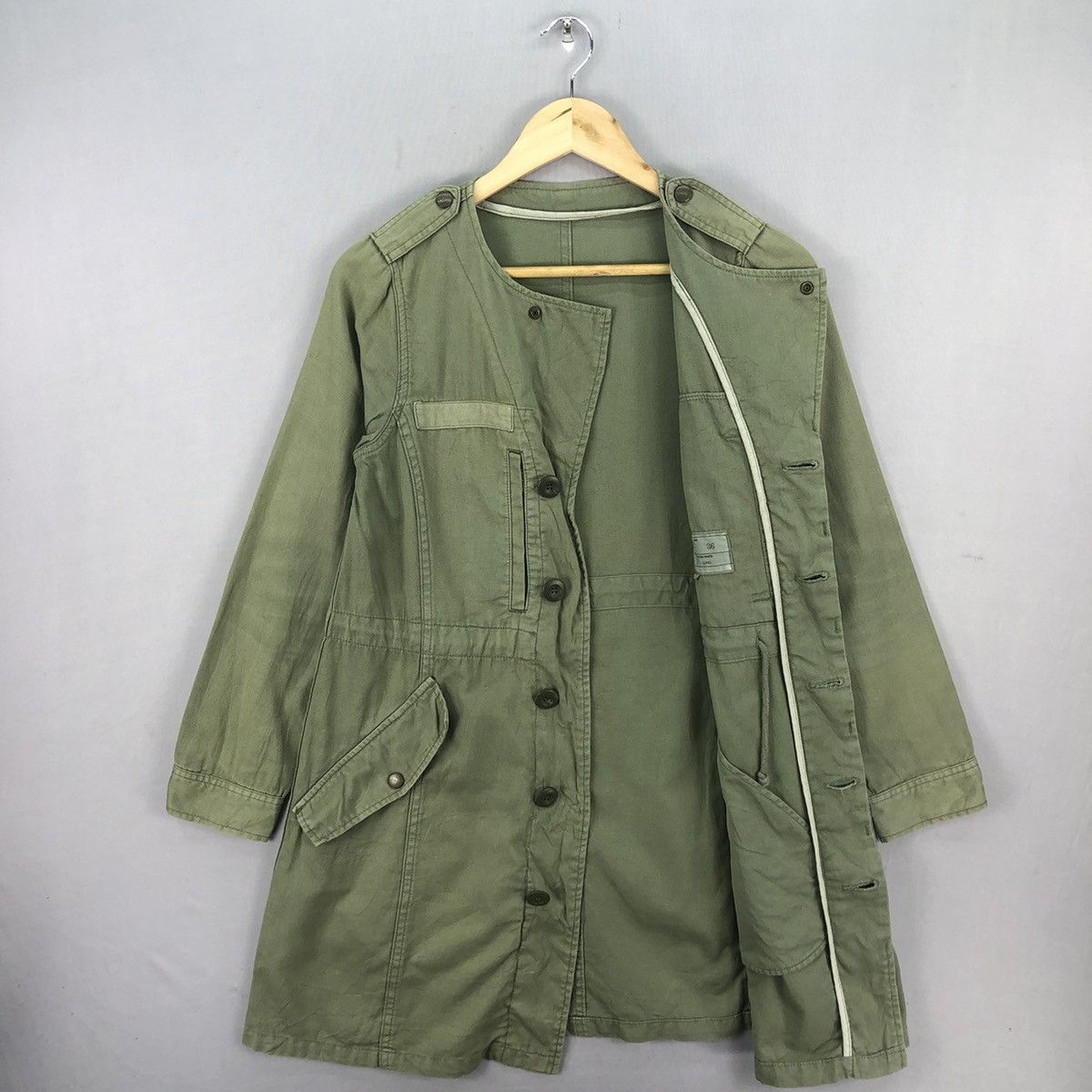 ADAM ET ROPE Vintage Adam Et Rope Military Inspired Long Jacket Size XS / US 0-2 / IT 36-38 - 5 Thumbnail