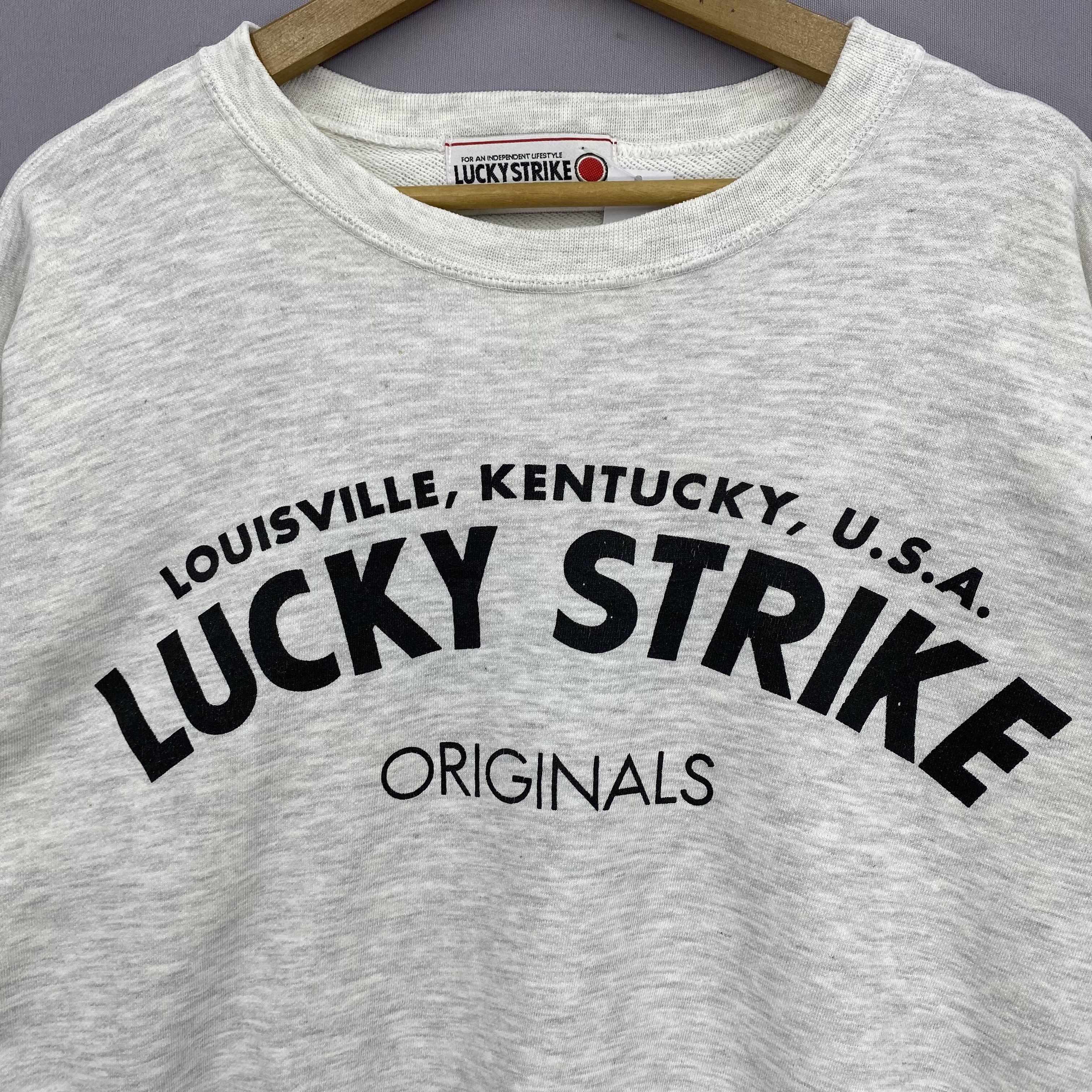 Vintage Vintage 90s Lucky Strike Sweater Racing Sweatshirt | GF20377 Size US L / EU 52-54 / 3 - 2 Thumbnail