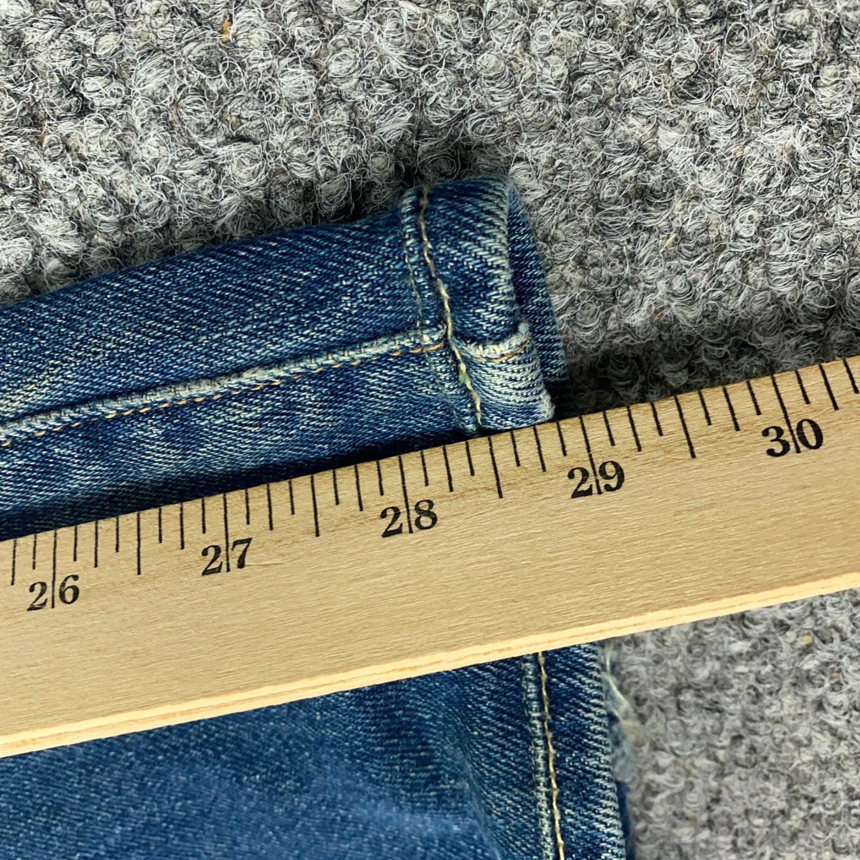 7 For All Mankind 7 For All Mankind Jeans Womens Size 29 Blue Low-Rise Bootcut Faded Size 30" / US 8 / IT 44 - 5 Thumbnail