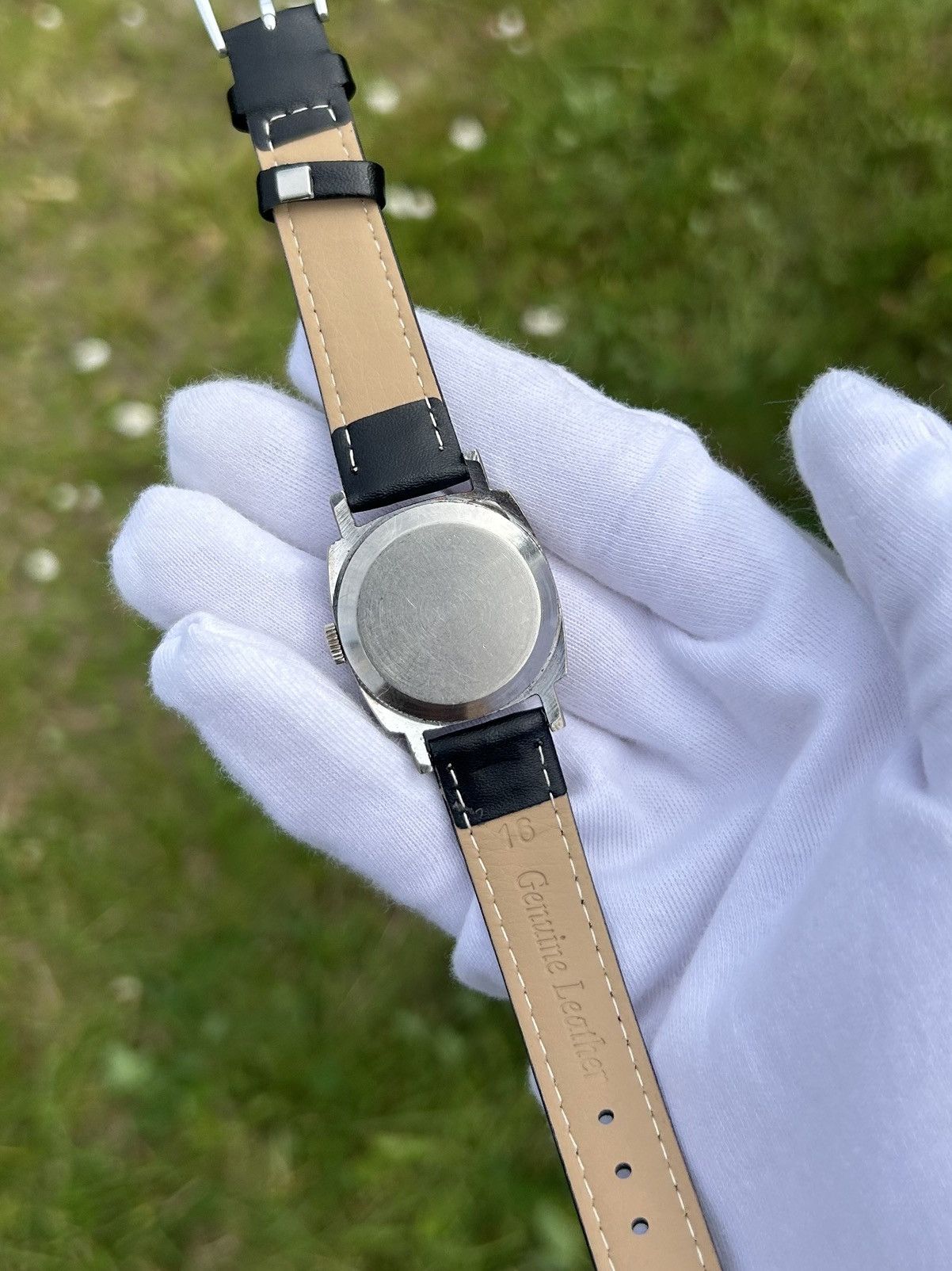 Vintage Vintage Watch Pobeda Small Mechanical USSR Authentic 1950s Size ONE SIZE - 17 Thumbnail