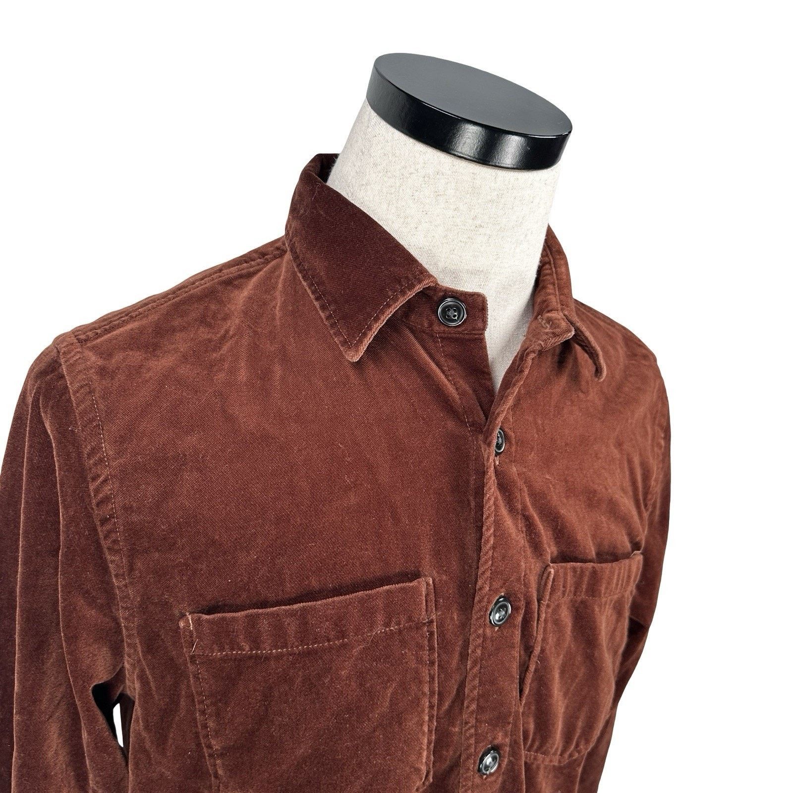 Other Todd Snyder Velvet Shirt Men’s Medium Brown Chest Pockets Size US M / EU 48-50 / 2 - 2 Thumbnail