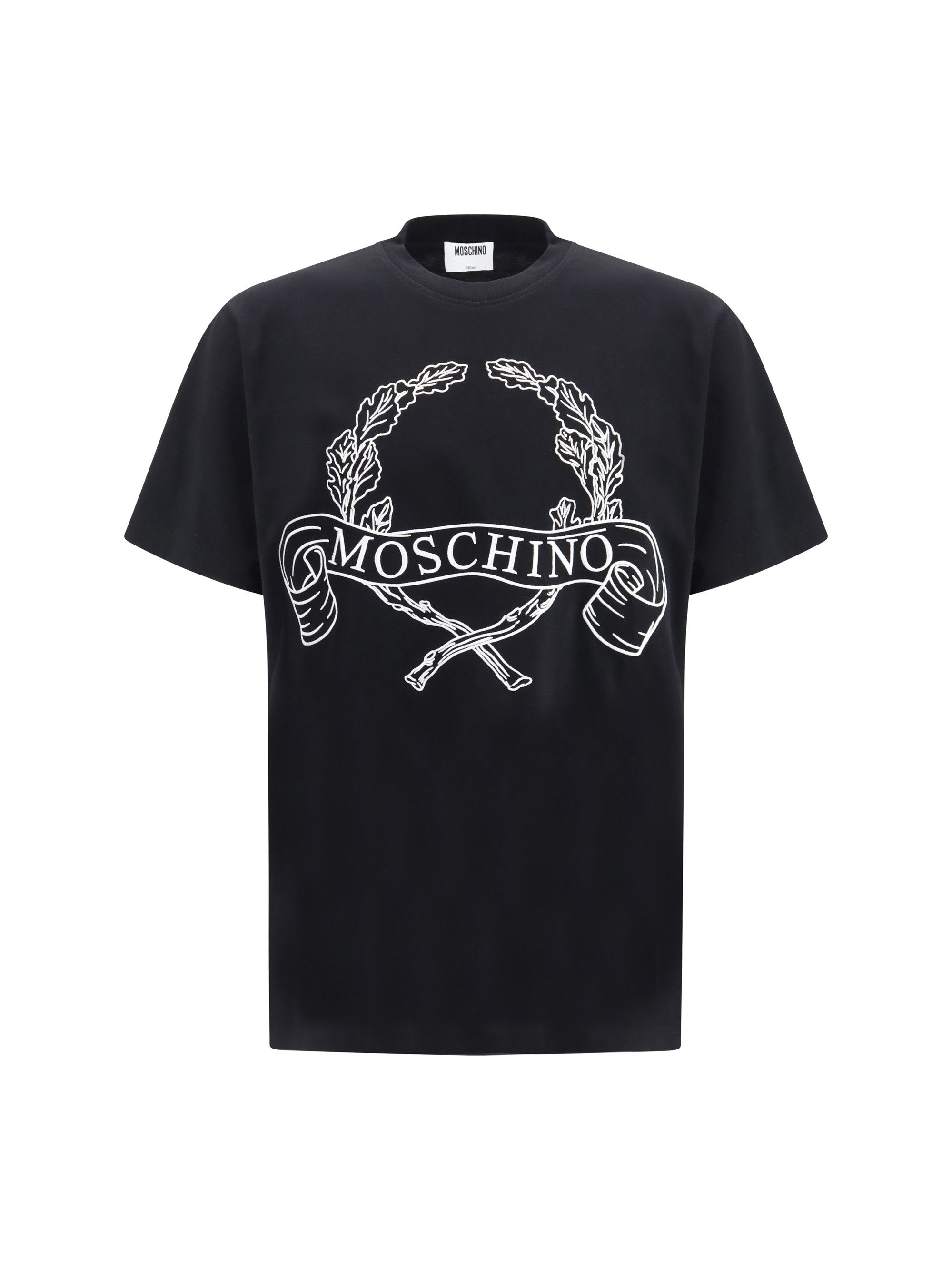 Moschino Maxi Laurel Crown Embroidery T-shirt Size US XL / EU 56 / 4 - 1 Thumbnail
