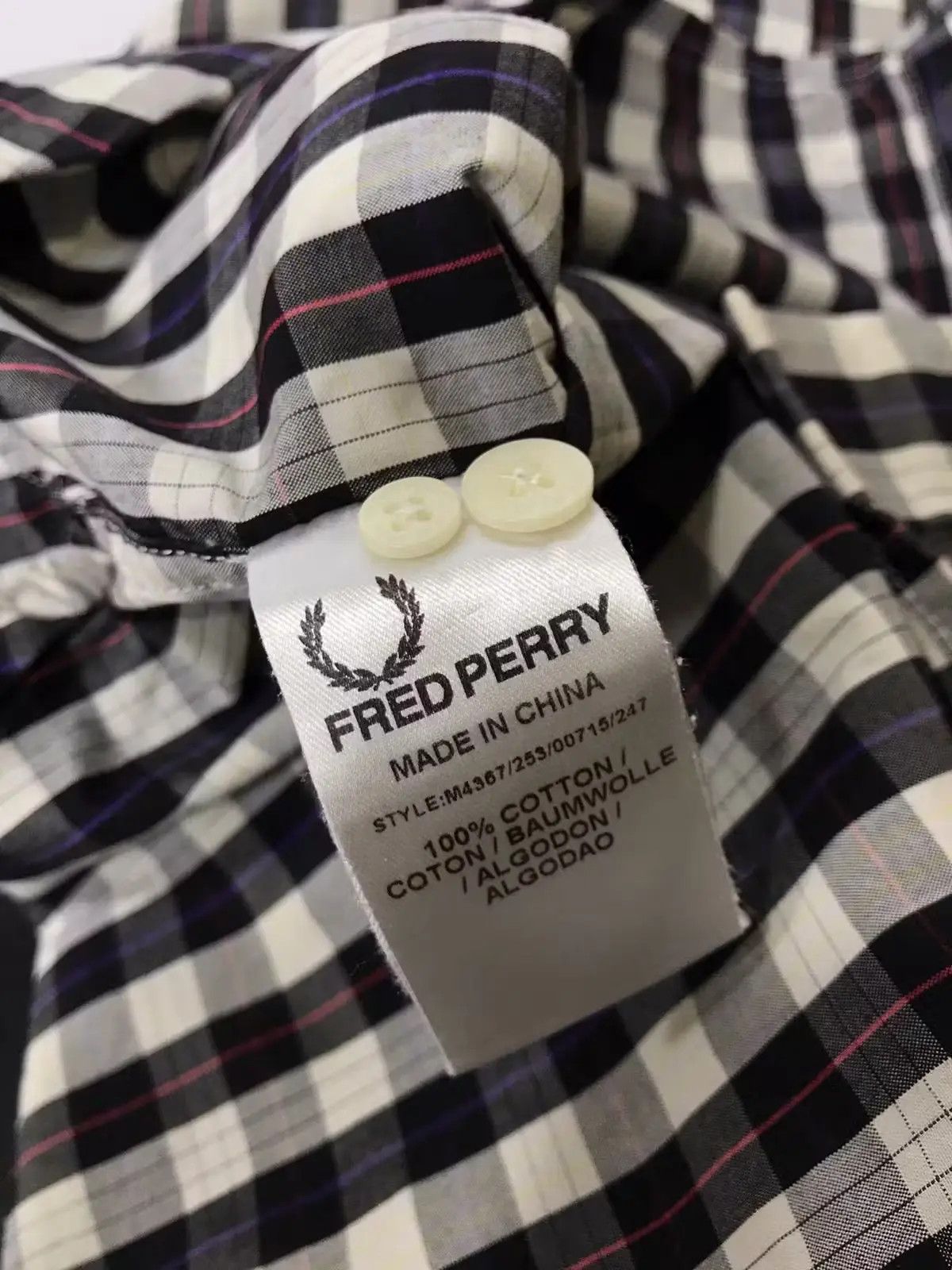 Fred Perry × Vintage Fred Perry men’s long sleeve shirt Size US M / EU 48-50 / 2 - 4 Thumbnail