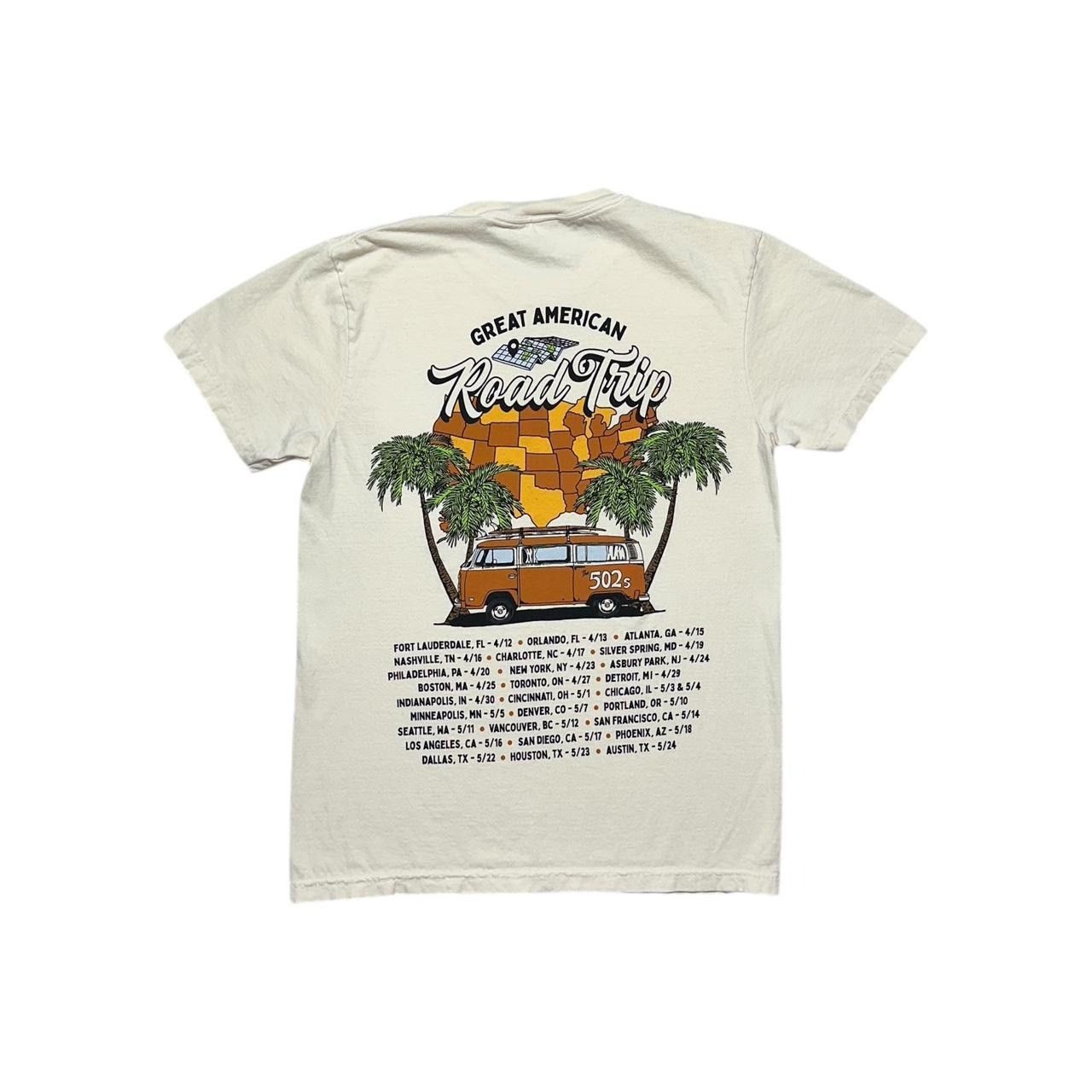 Band Tees × Comfort Colors The 502s Great American Roadtrip Tour Spring T-Shirt Size US S / EU 44-46 / 1 - 1 Thumbnail