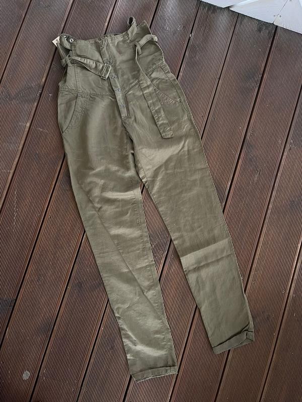 Diesel Diesel Khaki Skinny Pants with corset Size 29" - 1 Thumbnail