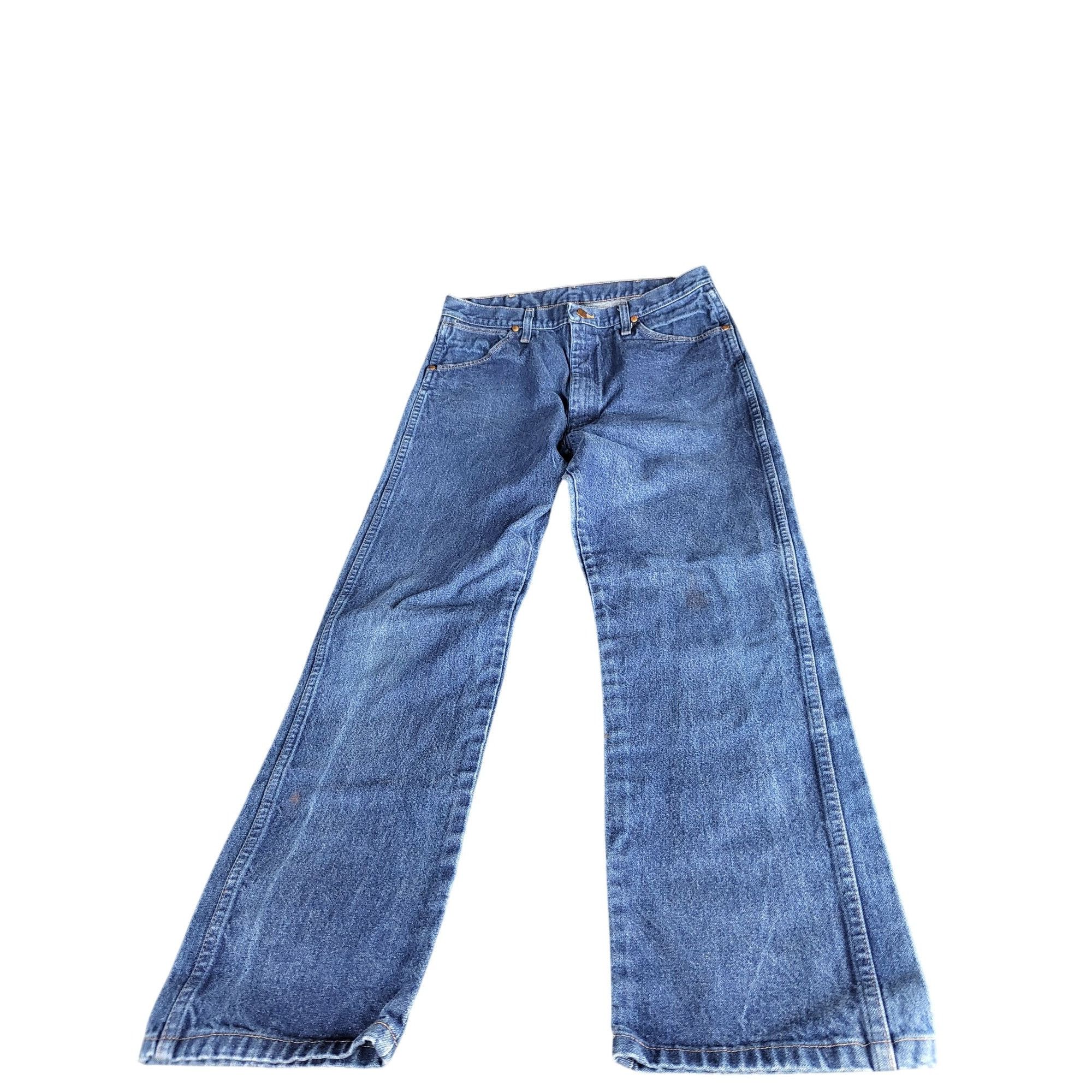 Wrangler Wrangler Jeans Men Sz 36X34 13MMZ Blue Denim Straight Leg Co Size US 40 / EU 56 - 2 Thumbnail