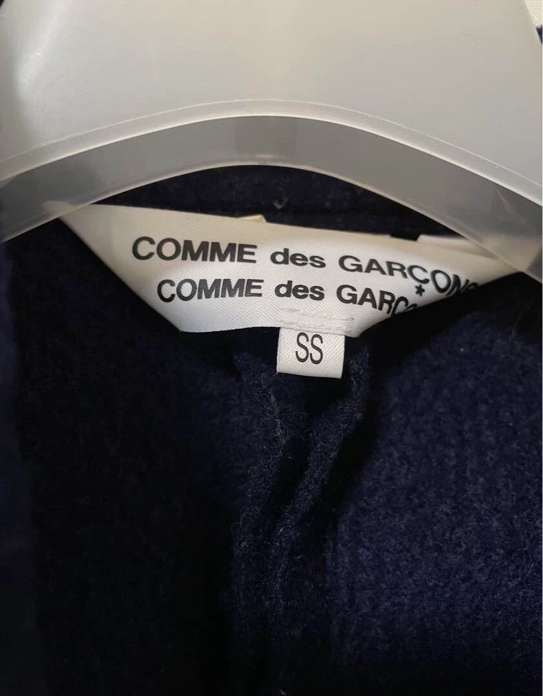 Comme des Garcons Dark blue wool jacket coat