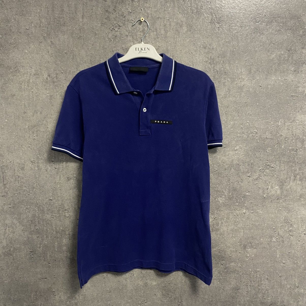 Prada Prada Polo Black Tab Vintage Luxury Rare Size US S / EU 44-46 / 1 - 1 Thumbnail