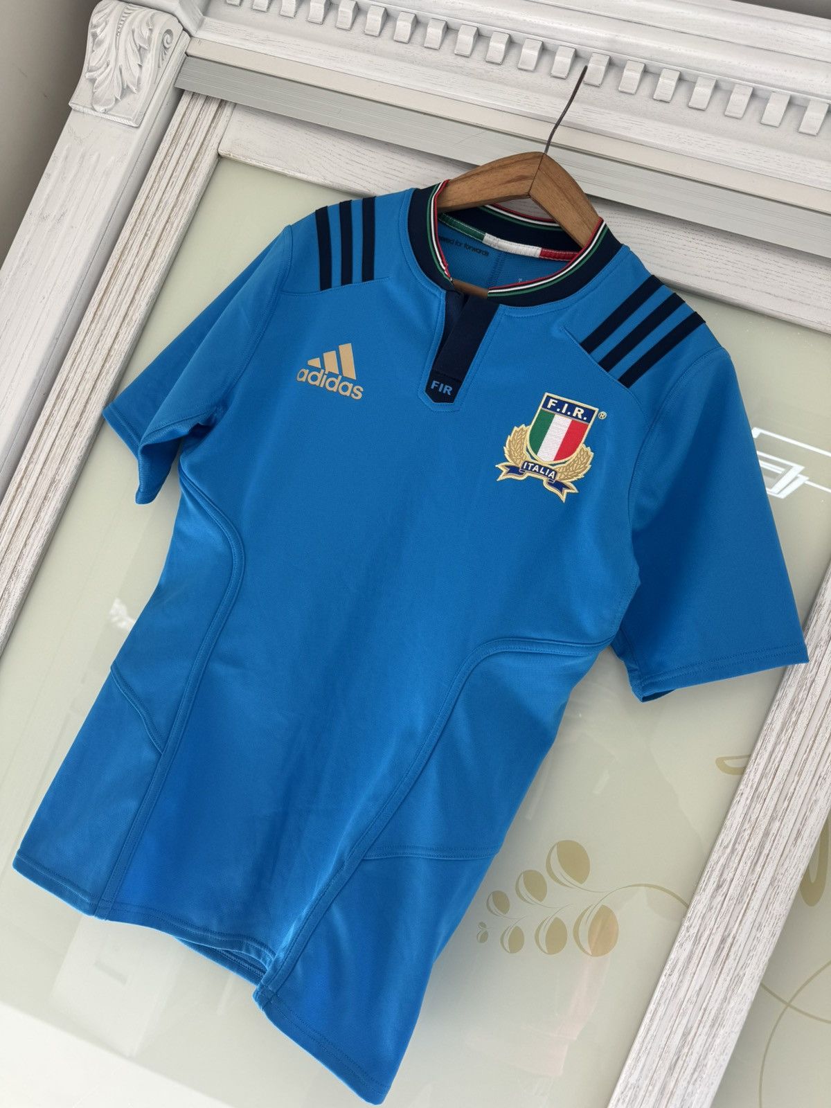 Adidas Italy 2015-2016 Player Issue Rugby Jersey Football Kit Size US XL / EU 56 / 4 - 3 Thumbnail