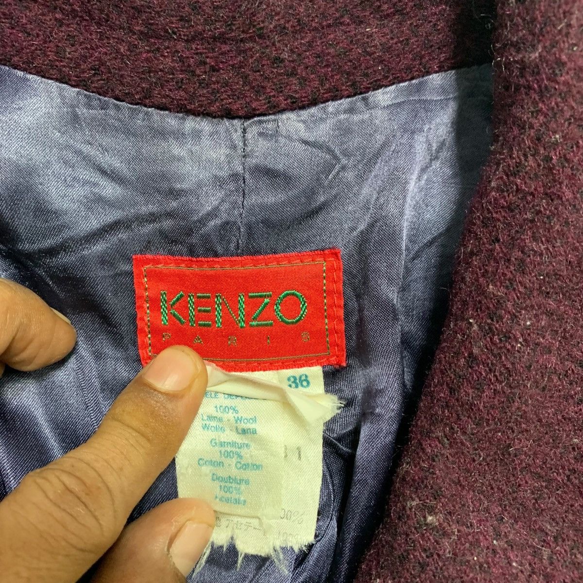 Kenzo Kenzo Double Breast Casual Jacket Size XS / US 0-2 / IT 36-38 - 5 Thumbnail