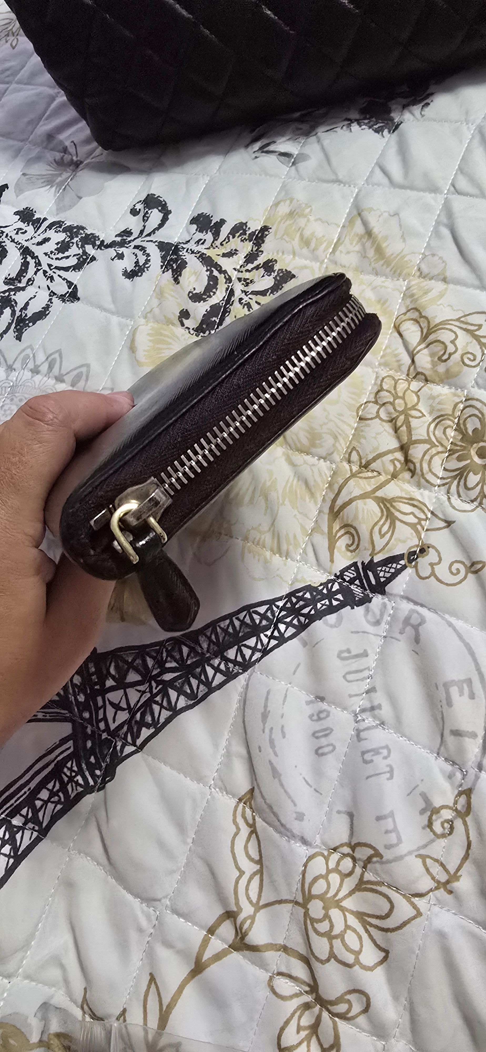 Prada Saffiano Fiocco Zippy Wallet Size ONE SIZE - 5 Thumbnail