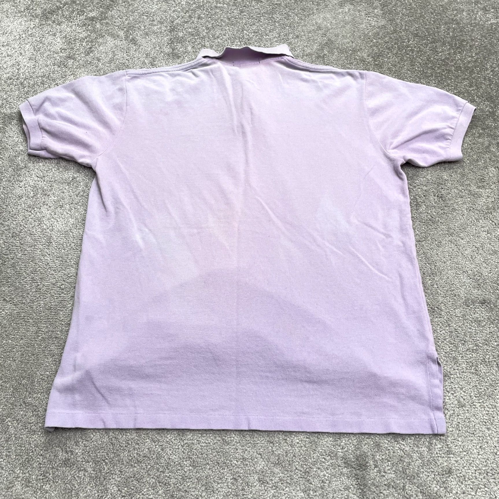 Ralph Lauren VINTAGE Ralph Lauren Polo Shirt Men XL Cotton Casual Preppy Lavender Purple Size US XL / EU 56 / 4 - 2 Thumbnail
