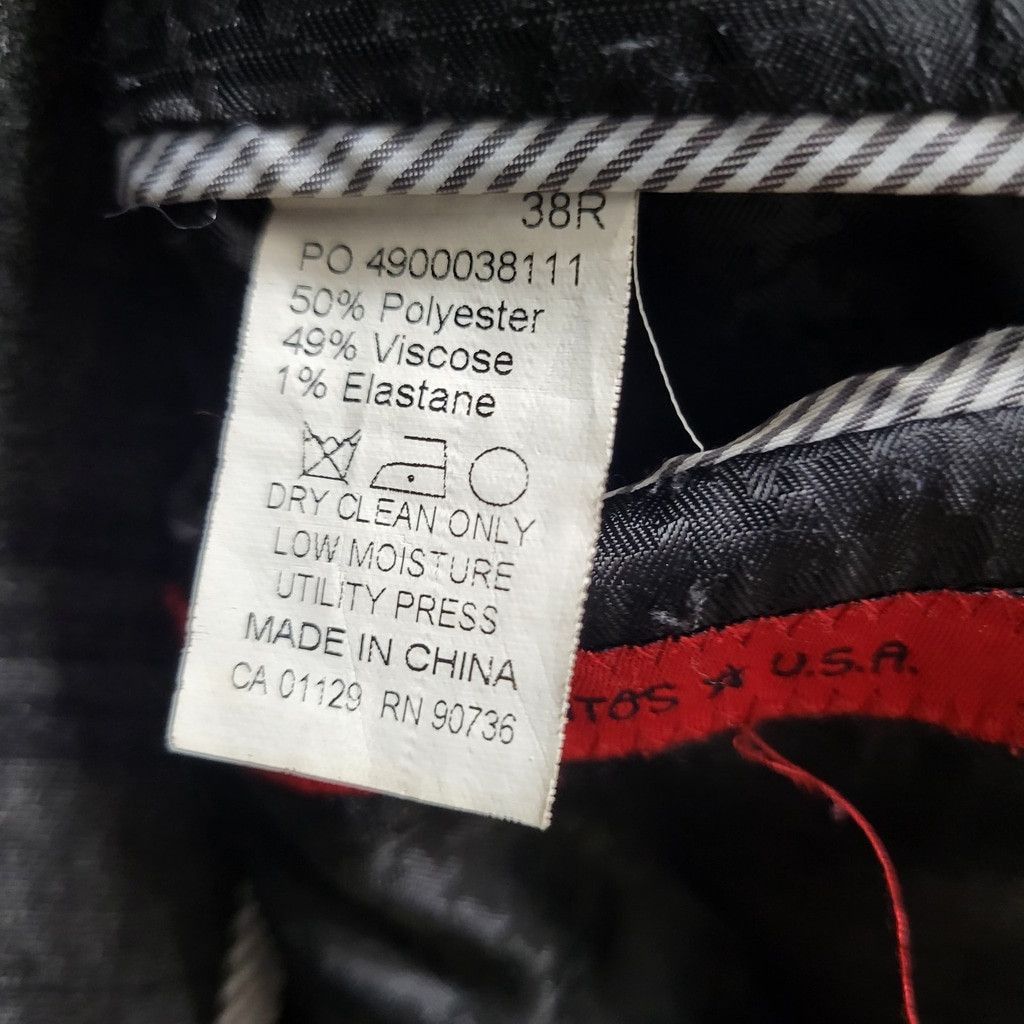 John Varvatos John Varvatos Star USA 2-Button Plaid Double-vented 38R Men Size 38R - 12 Thumbnail