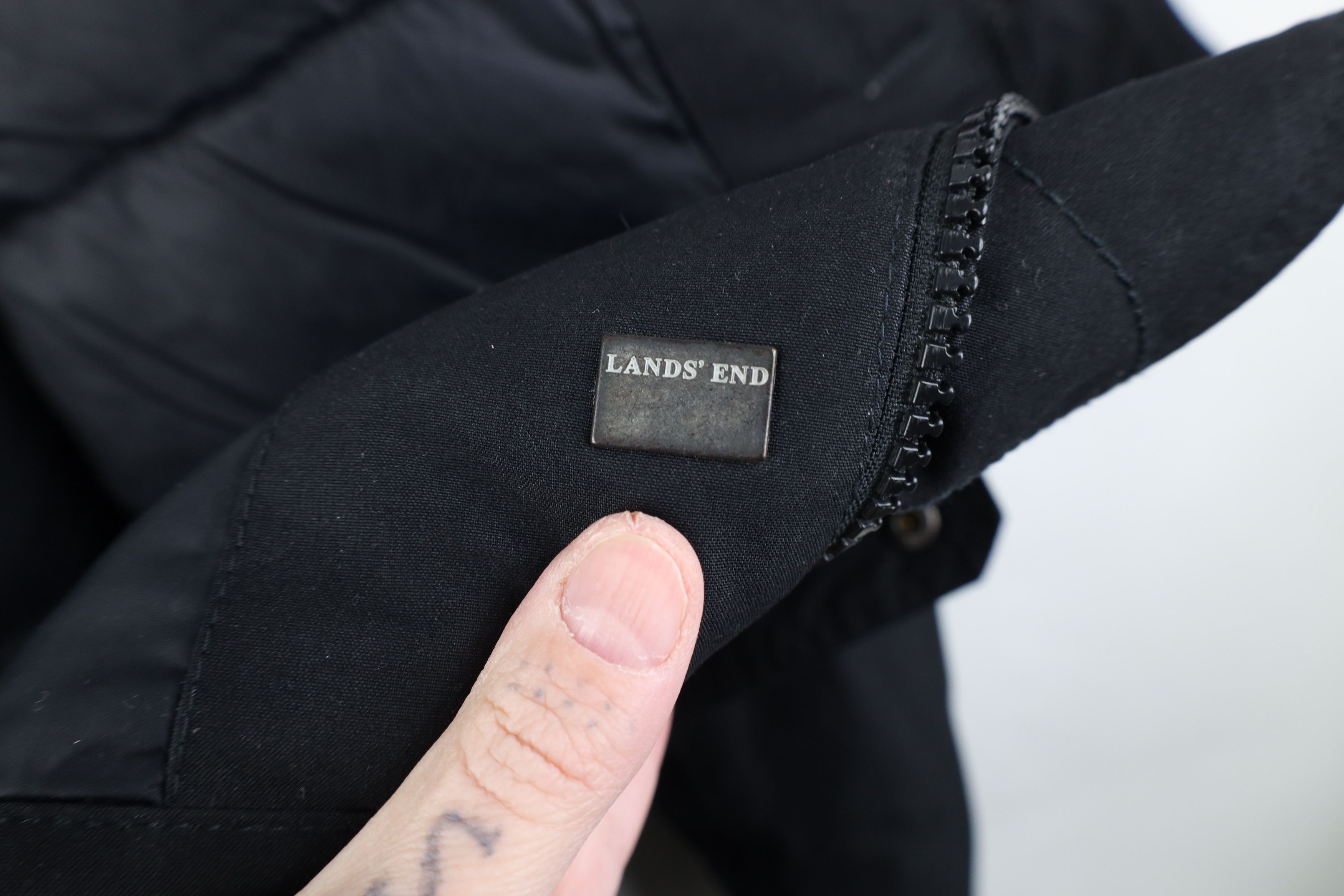 Lands' End Vintage Lands End Mens Insulated Utility Chore Jacket Black Size US M / EU 48-50 / 2 - 13 Thumbnail