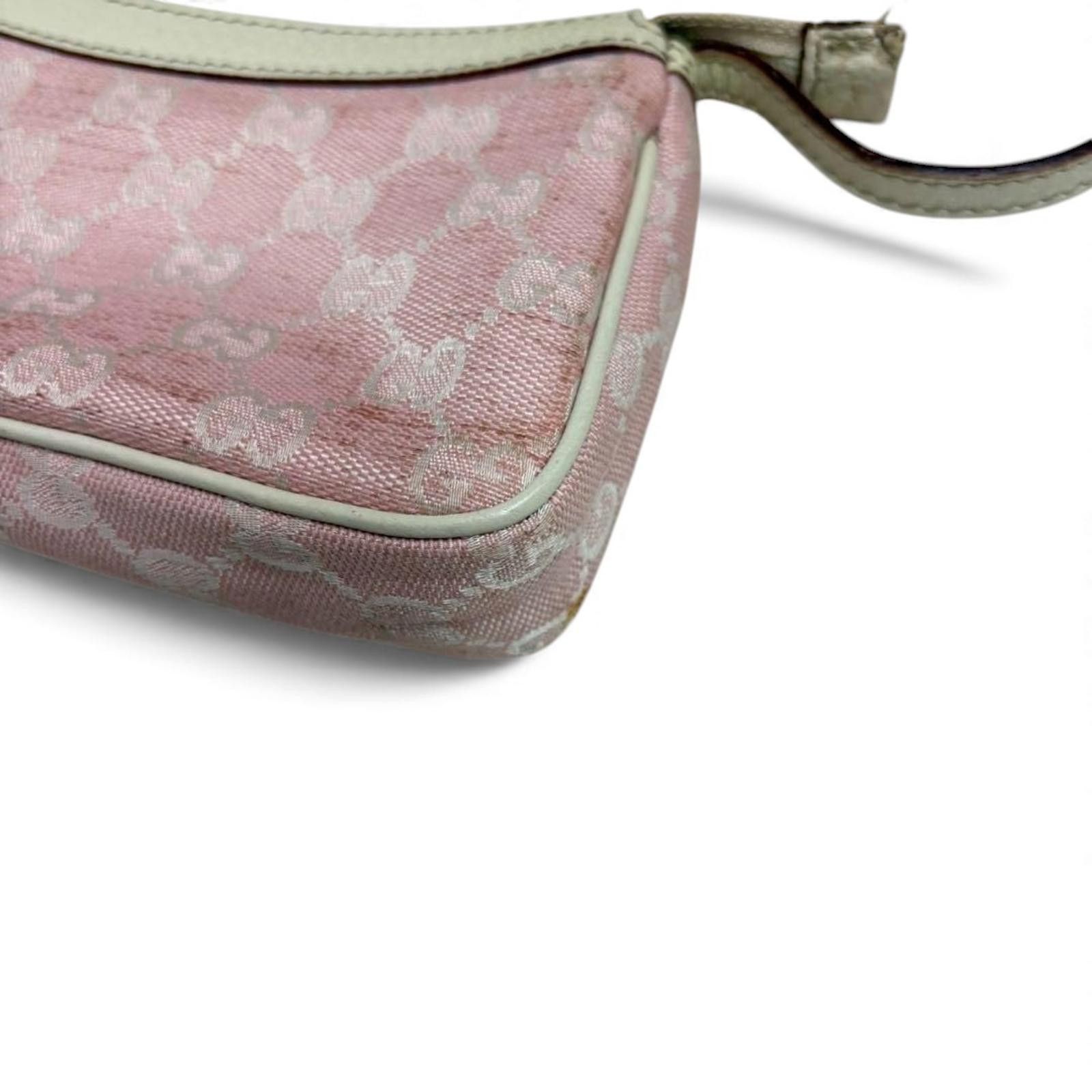 Gucci Gucci - Pink Monogram Shoulder Bag Size ONE SIZE - 7 Thumbnail