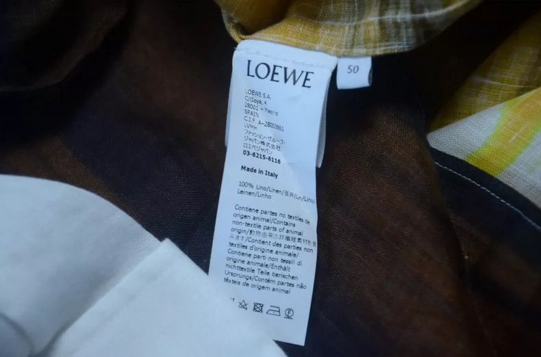 Loewe LOEWE A linen shirt jacket Size US L / EU 52-54 / 3 - 7 Thumbnail